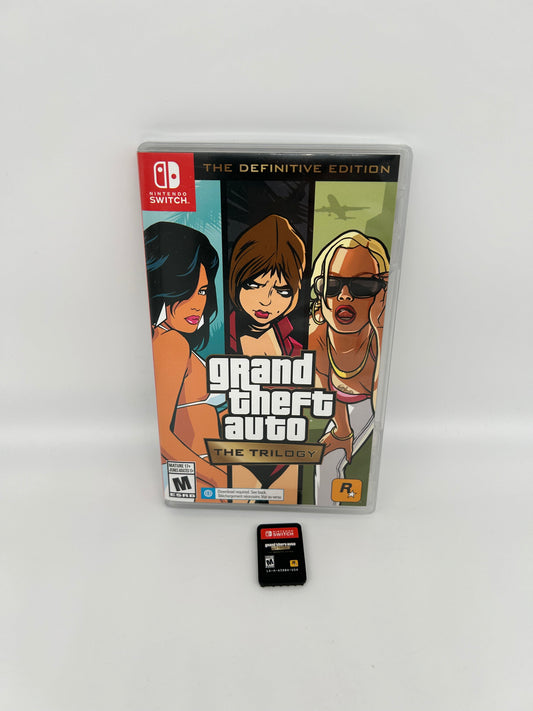 PiXEL-RETRO.COM : NINTENDO SWITCH COMPLETE IN BOX MANUAL GAME NTSC GRAND THEFT AUTO THE TRILOGY