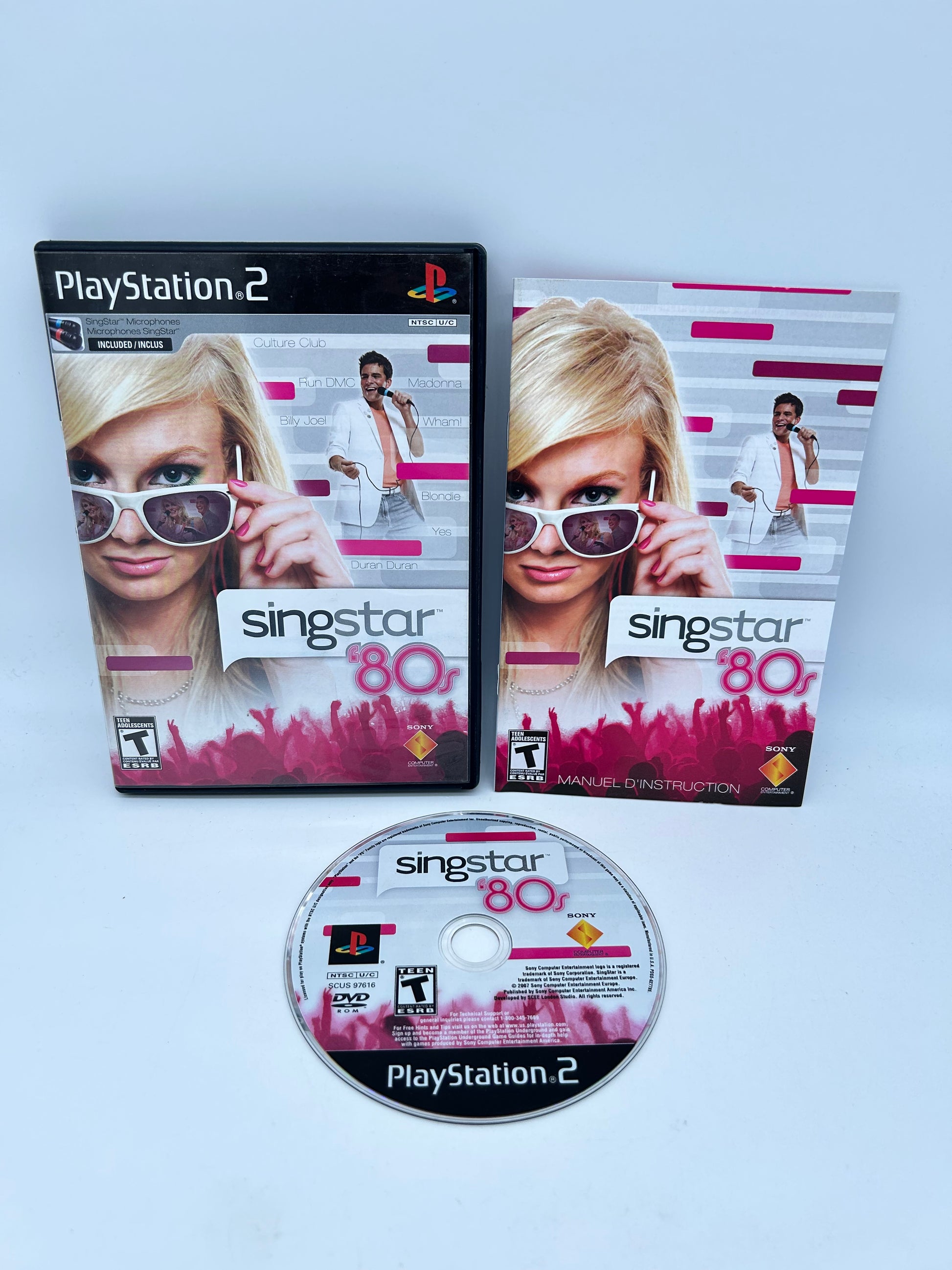 PiXEL-RETRO.COM : SONY PLAYSTATION 2 (PS2) COMPLET CIB BOX MANUAL GAME NTSC SINGSTAR 80