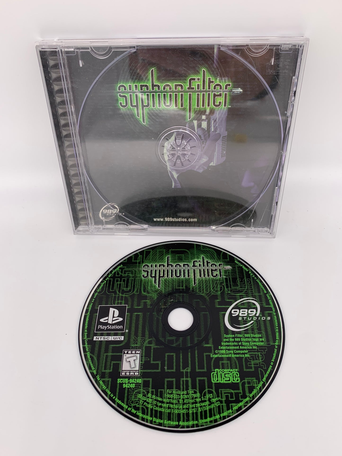 PiXEL-RETRO.COM : SONY PLAYSTATION (PS1) COMPLETE CIB BOX MANUAL GAME NTSC SYPHON FILTER