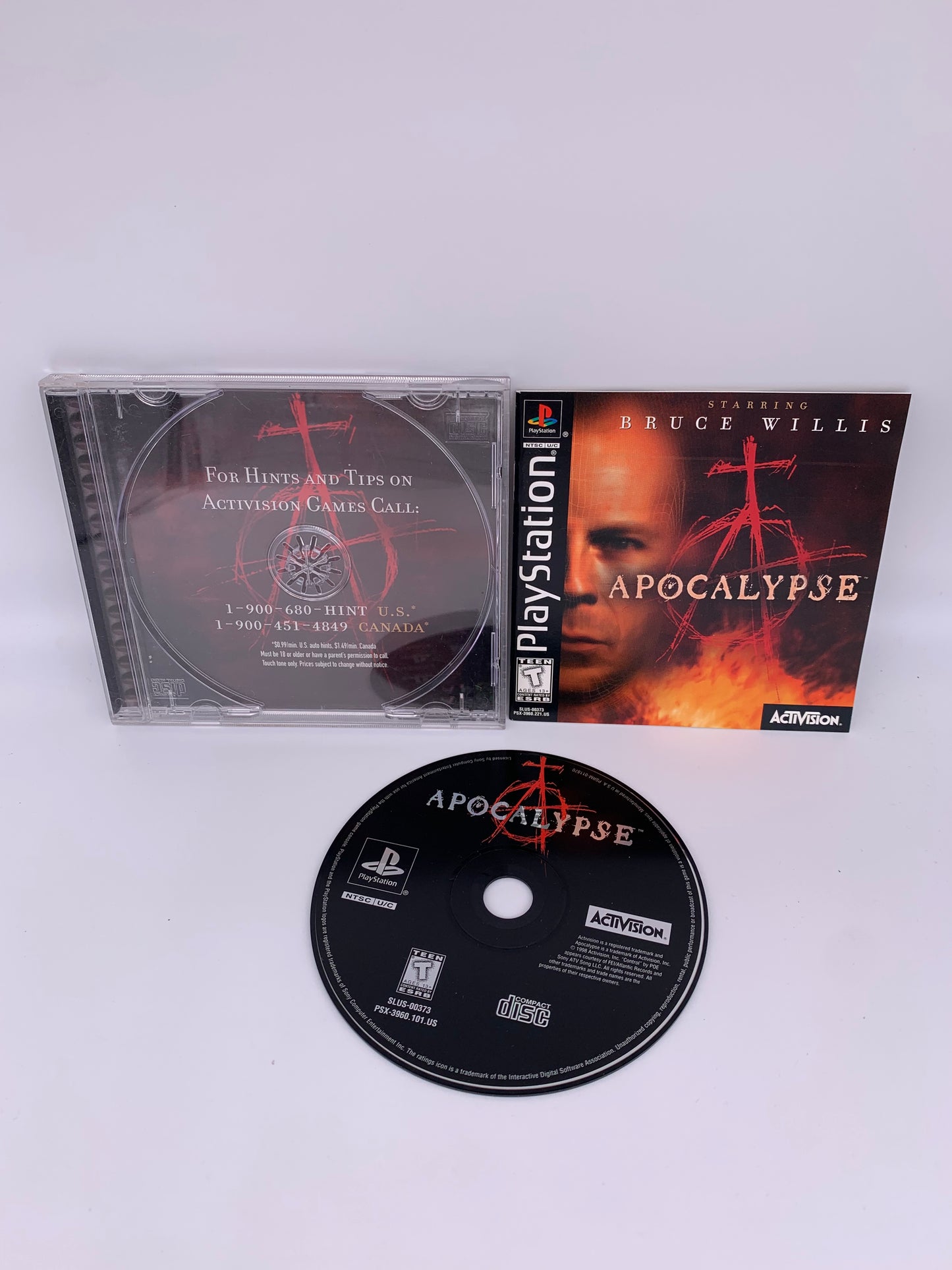 PiXEL-RETRO.COM : SONY PLAYSTATION (PS1) COMPLETE CIB BOX MANUAL GAME NTSC APOCALYPSE