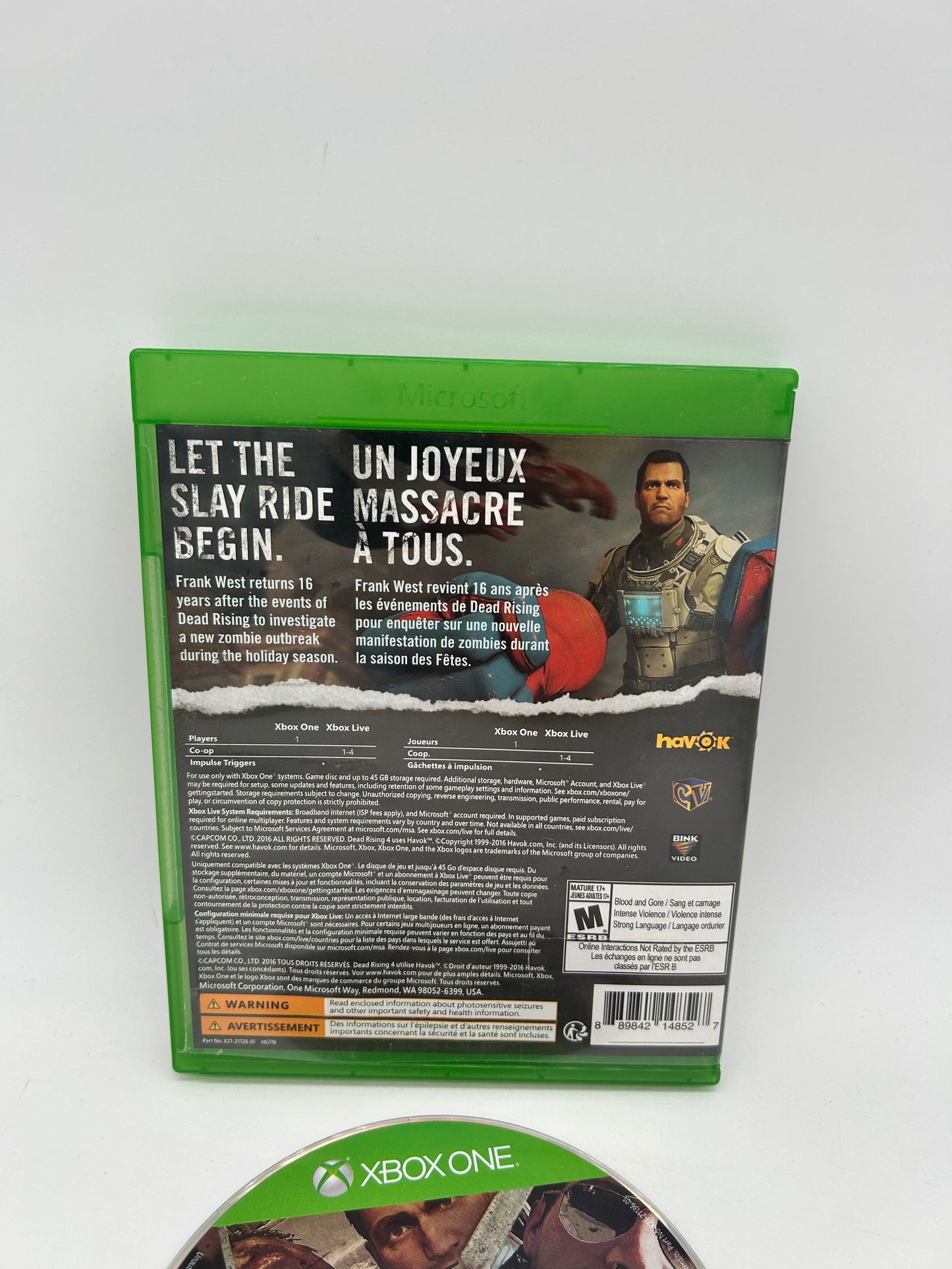 Microsoft XBOX ONE | DEAD RiSiNG 4