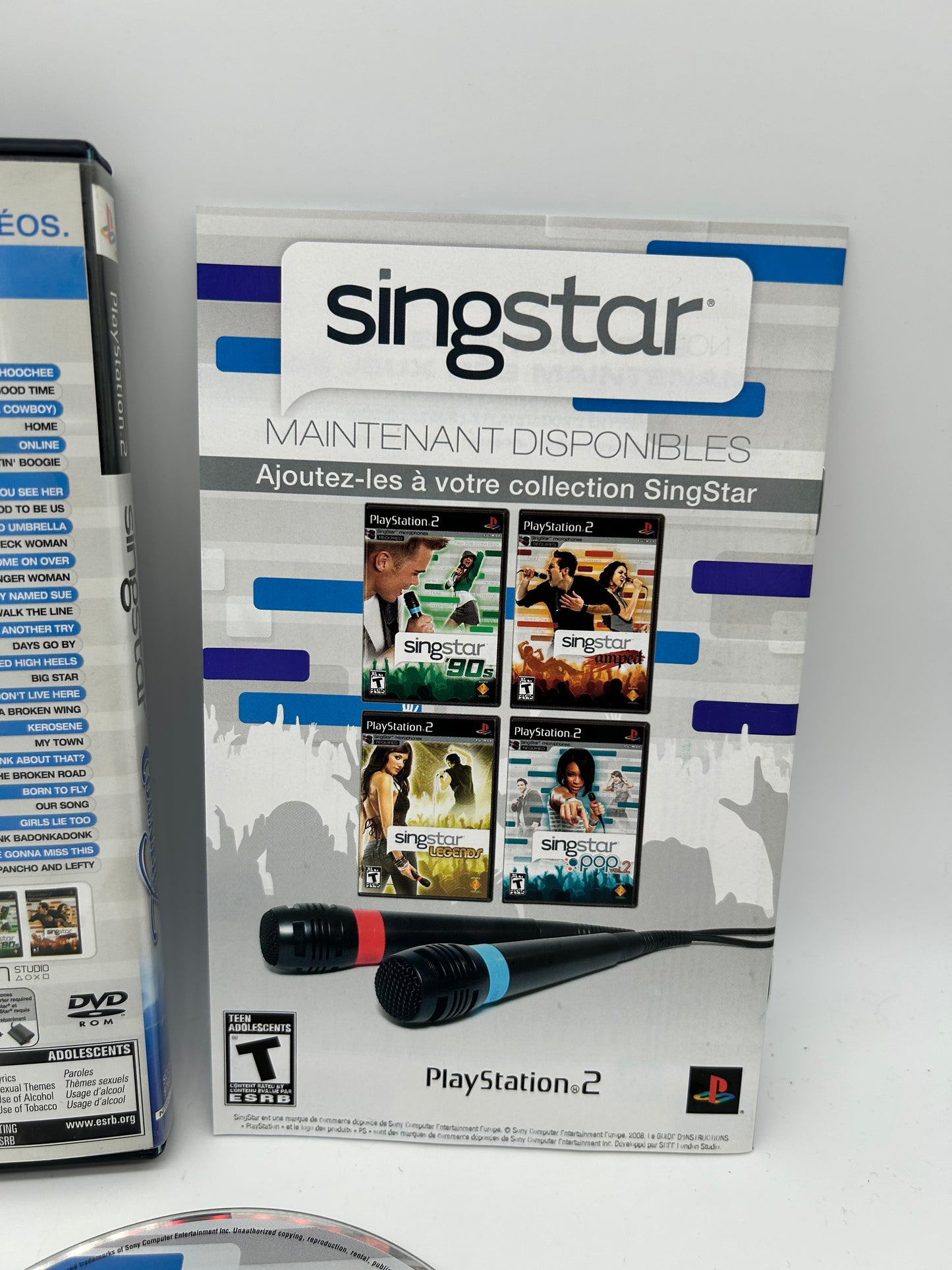 SONY PLAYSTATiON 2 [PS2] | SiNGSTAR COUNTRY