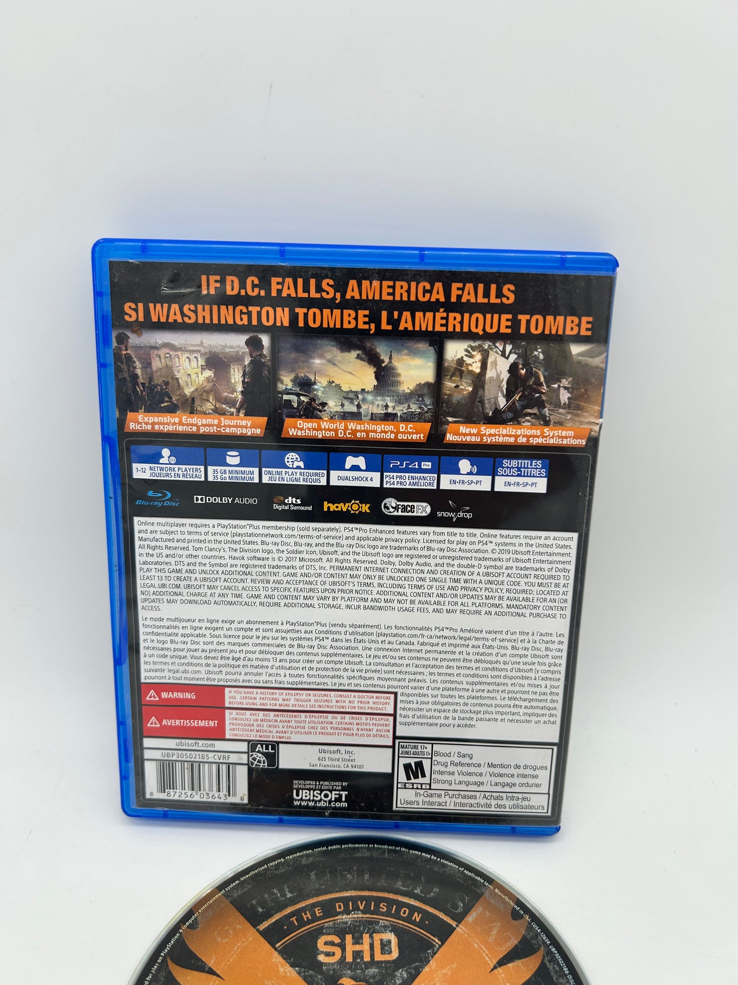 SONY PLAYSTATiON 4 [PS4] | TOM CLANCYS THE DIViSiON 2