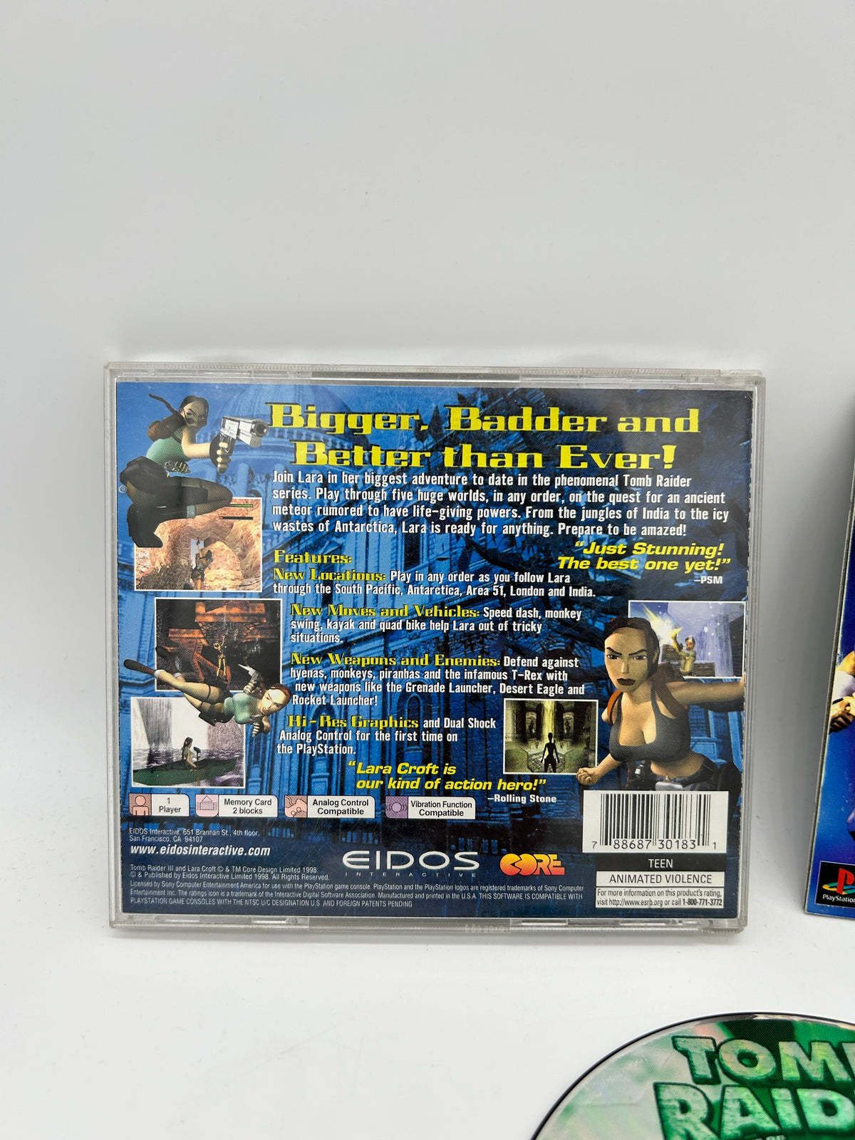 SONY PLAYSTATiON [PS1] | TOMB RAiDER III