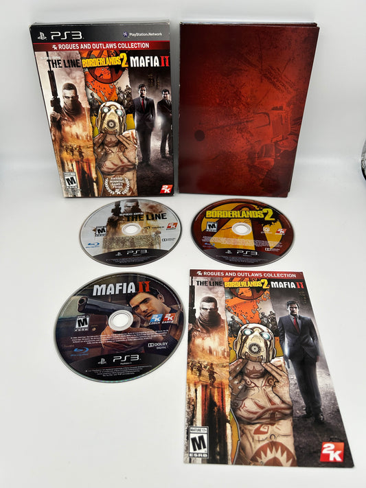 PiXEL-RETRO.COM : SONY PLAYSTATION 3 (PS3) COMPLETE IN BOX CIB MANUAL GAME NTSC ROGUES AND OUTLAWS COLLECTION SPEC OPS THE LINES BORDERLANDS 2 MAFIA II