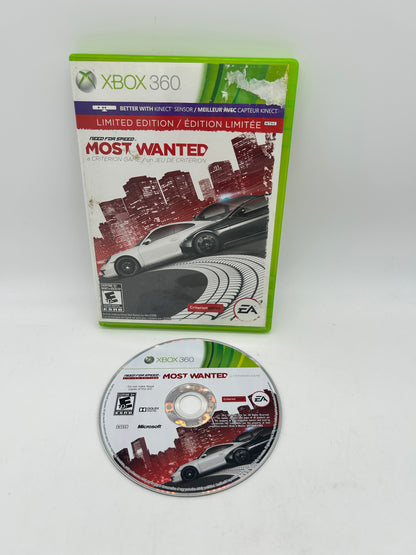 PiXEL-RETRO.COM : MICROSOFT XBOX 360 COMPLETE CIB BOX MANUAL GAME NTSC NEED FOR SPEED MOST WANTED 2012