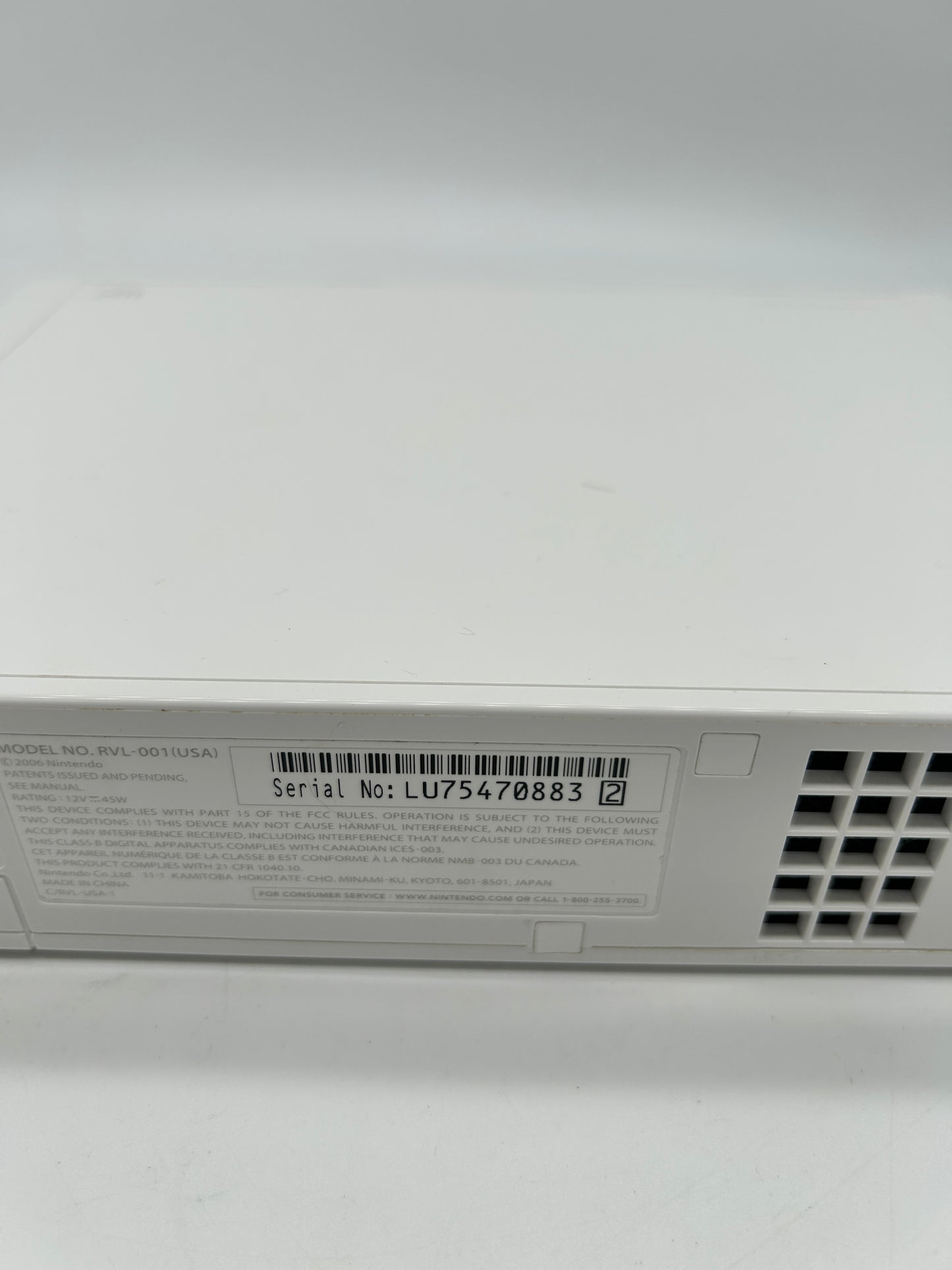 NiNTENDO Wii CONSOLE | MODEL BLANCHE Wii SPORTS RESORT PACK RVL-001 (USA)