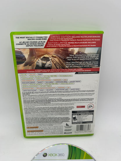 Microsoft XBOX 360 | NEED FOR SPEED MOST WANTED 2012