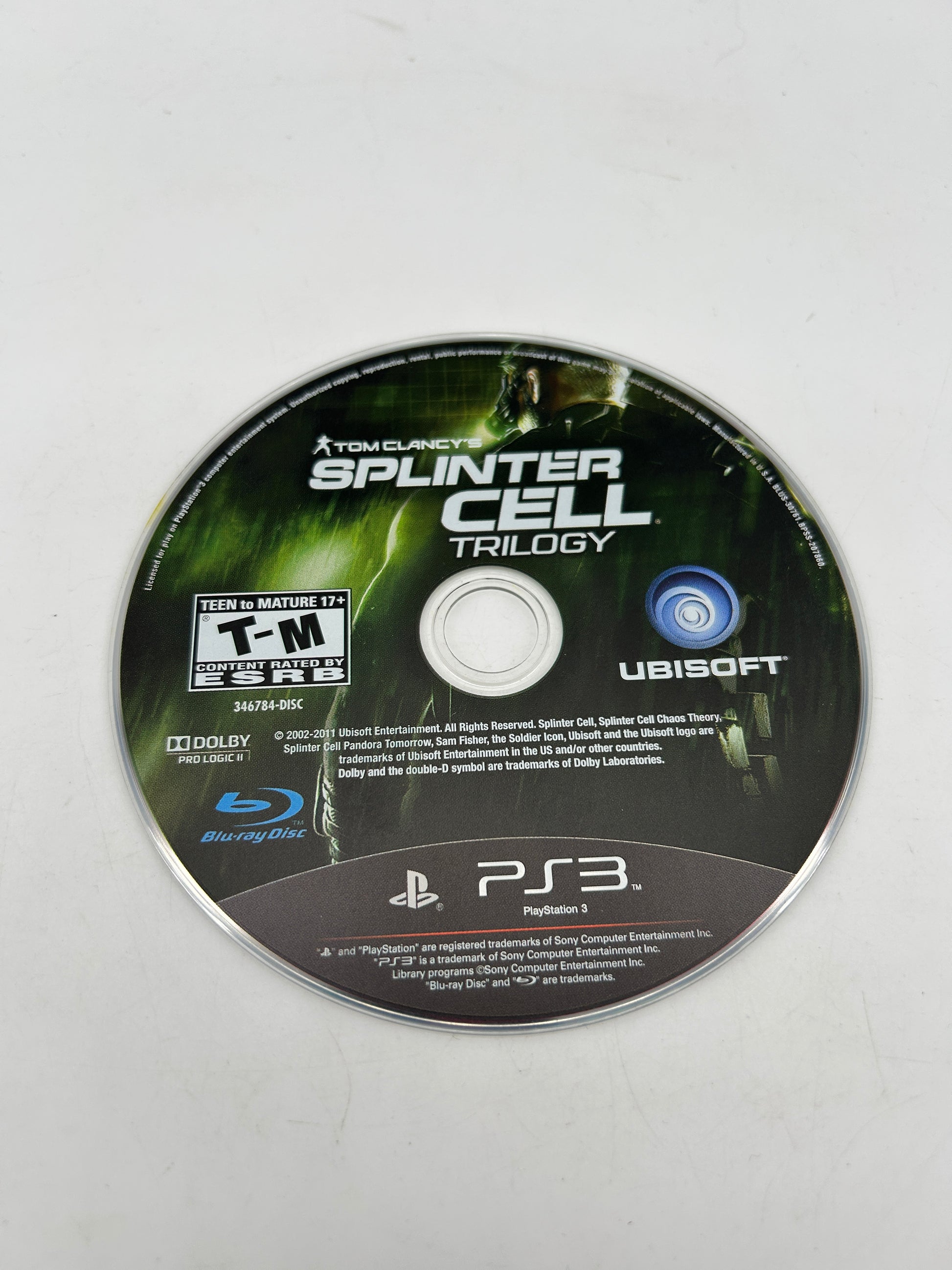 PiXEL-RETRO.COM : SONY PLAYSTATION 3 (PS3) COMPLETE IN BOX CIB MANUAL GAME NTSC TOM CLANCYS SPLINTER CELL TRILOGY