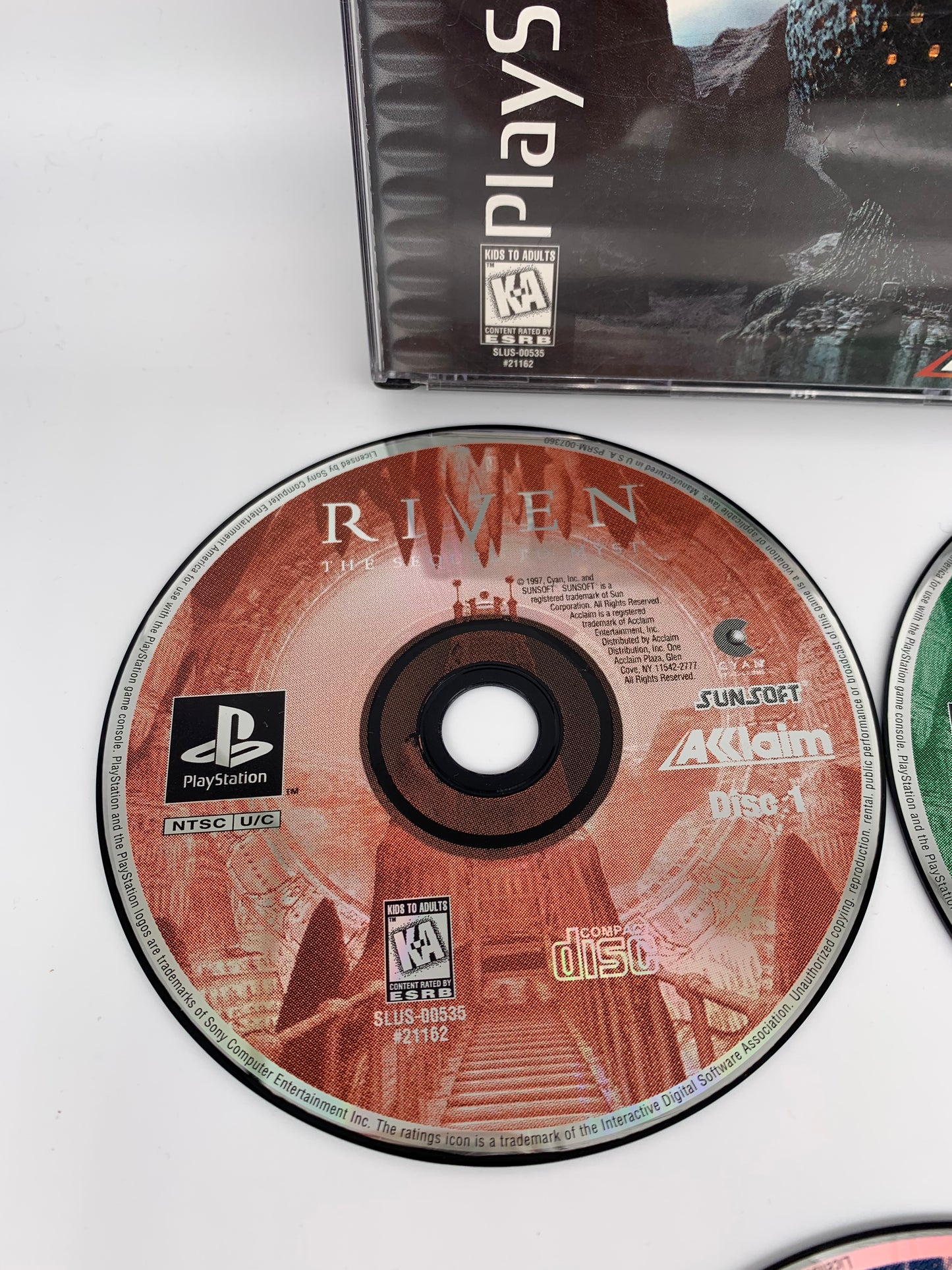 SONY PLAYSTATiON [PS1] | RiVEN THE SEQUEL TO MYST