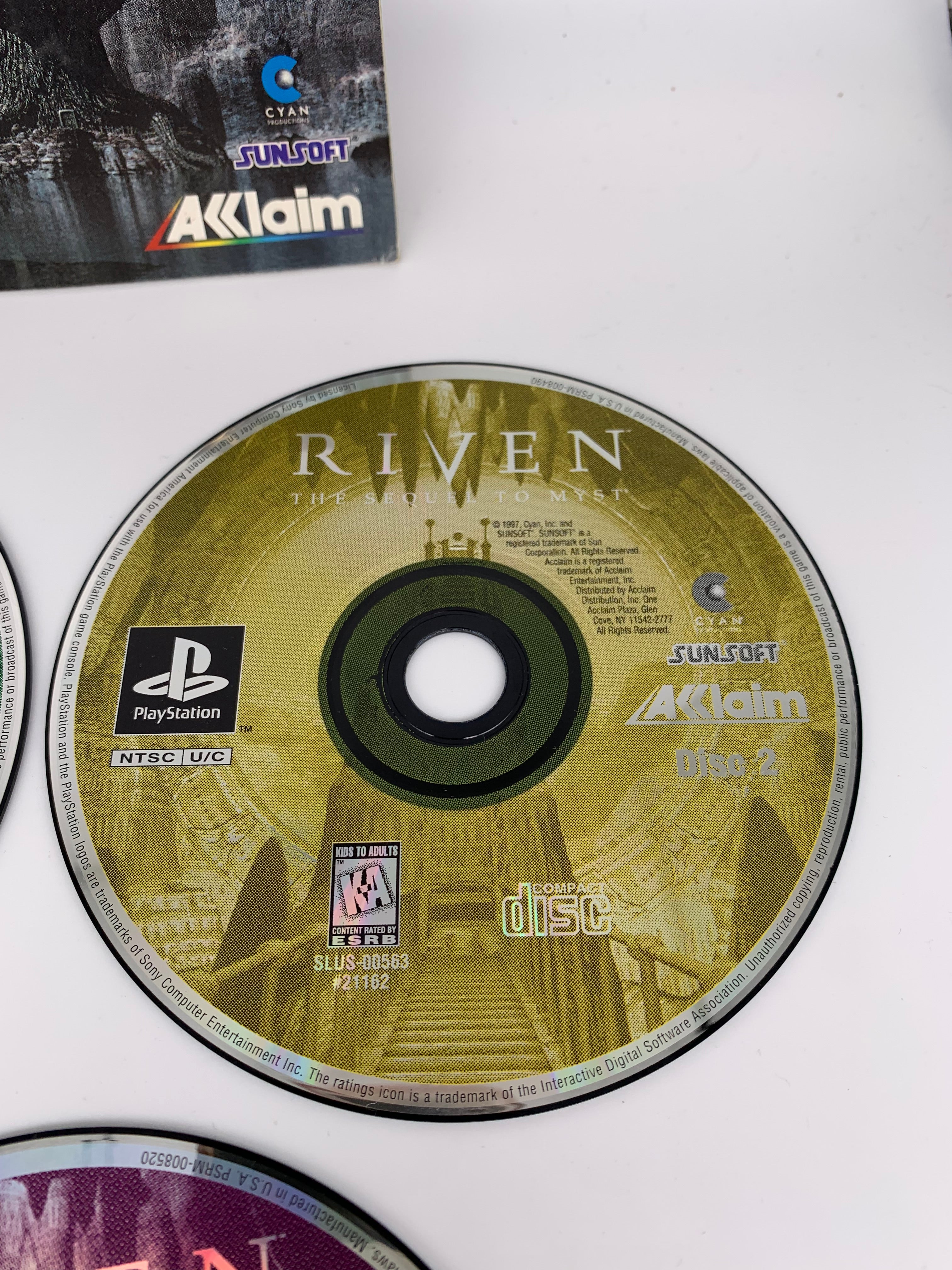 SONY PLAYSTATiON [PS1] | RiVEN THE SEQUEL TO MYST – PiXEL-RETRO.COM