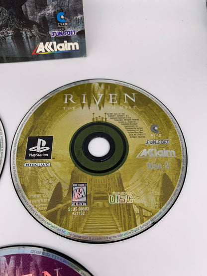 SONY PLAYSTATiON [PS1] | RiVEN THE SEQUEL TO MYST