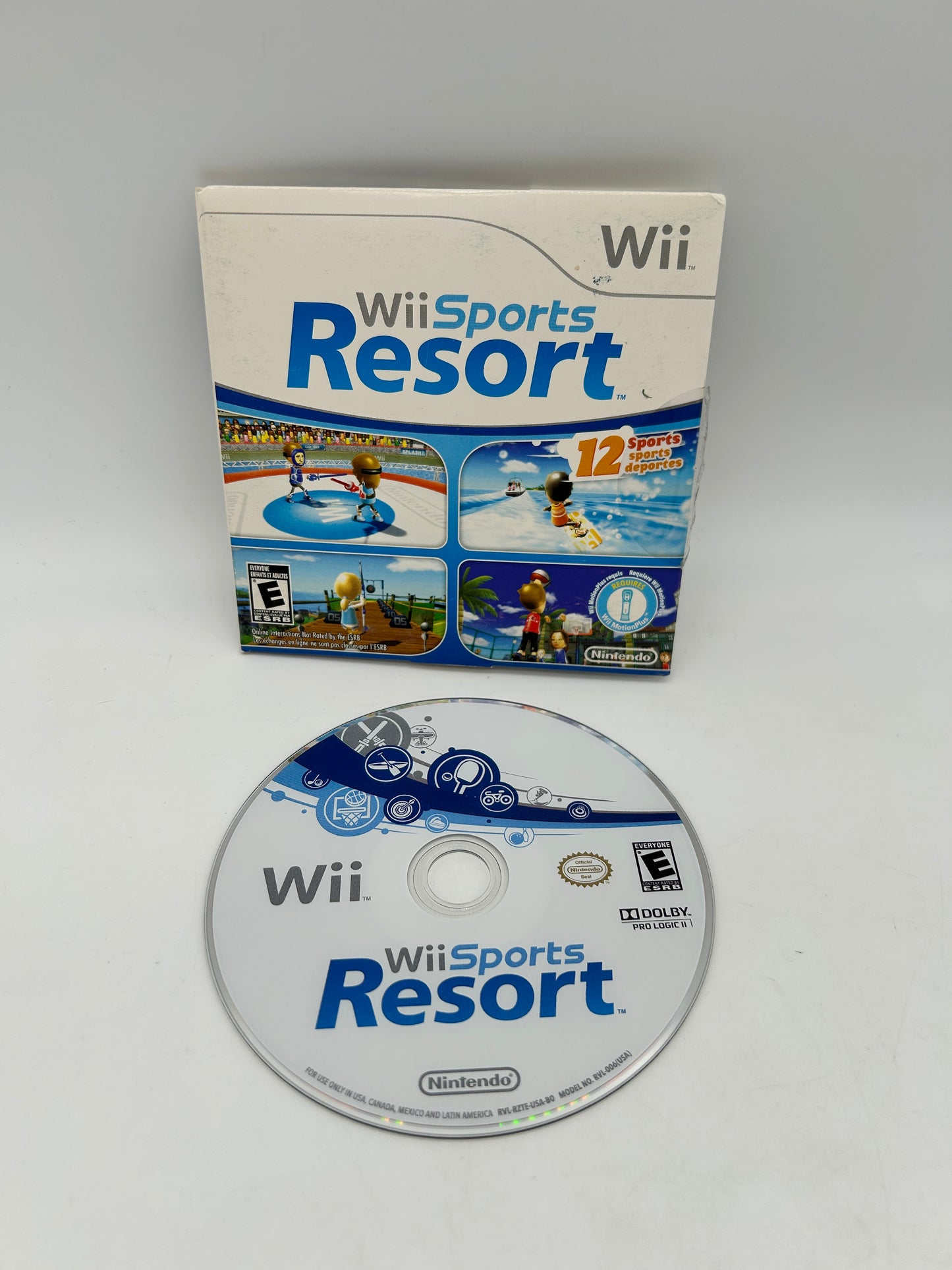 NiNTENDO Wii CONSOLE | MODEL BLANCHE Wii SPORTS RESORT PACK RVL-001 (USA)