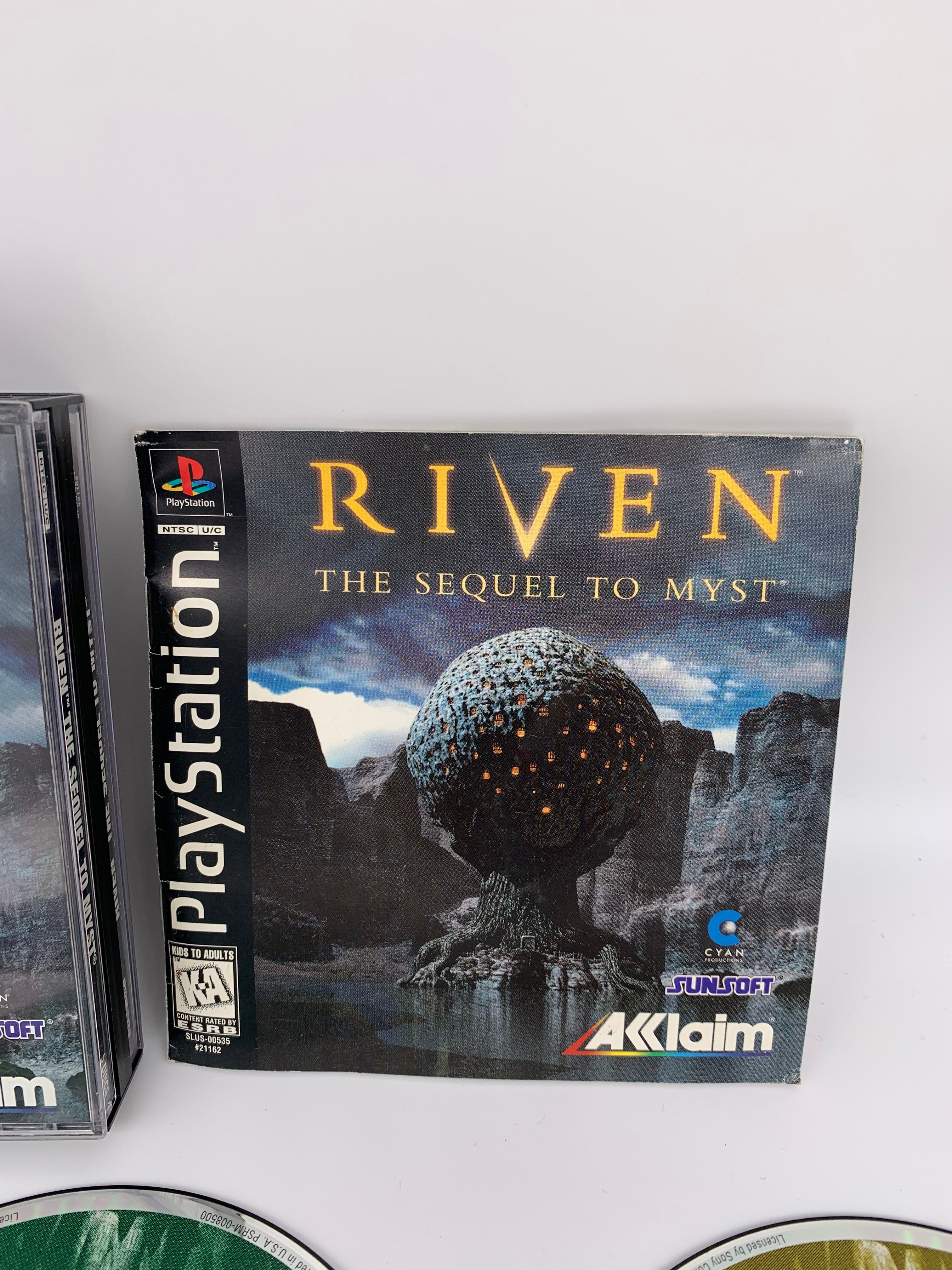 SONY PLAYSTATiON [PS1] | RiVEN THE SEQUEL TO MYST – PiXEL-RETRO.COM