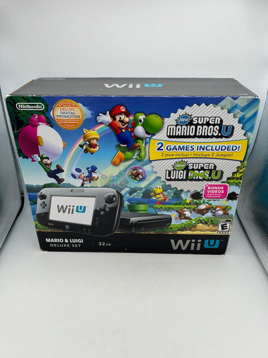NiNTENDO Wii U CONSOLE | MODEL DELUXE MARiO &amp; LUiGi EDiTiON WUP-101 (02)