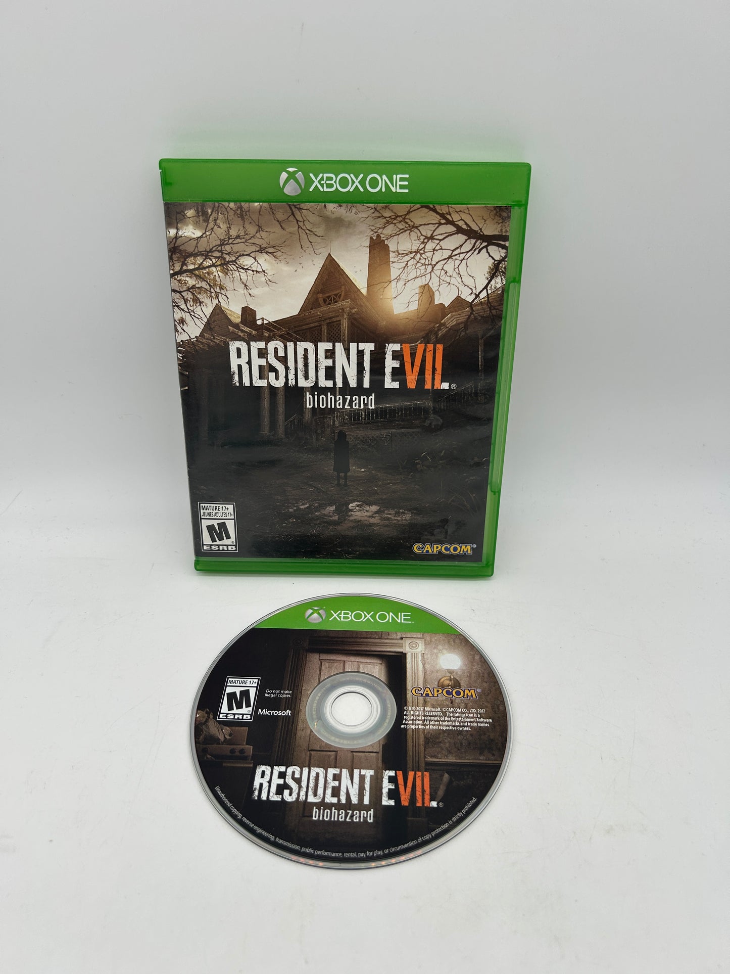 PiXEL-RETRO.COM : MICROSOFT XBOX ONE COMPLETE CIB BOX MANUAL GAME NTSC RESIDENT EVIL VII BIOHAZARD