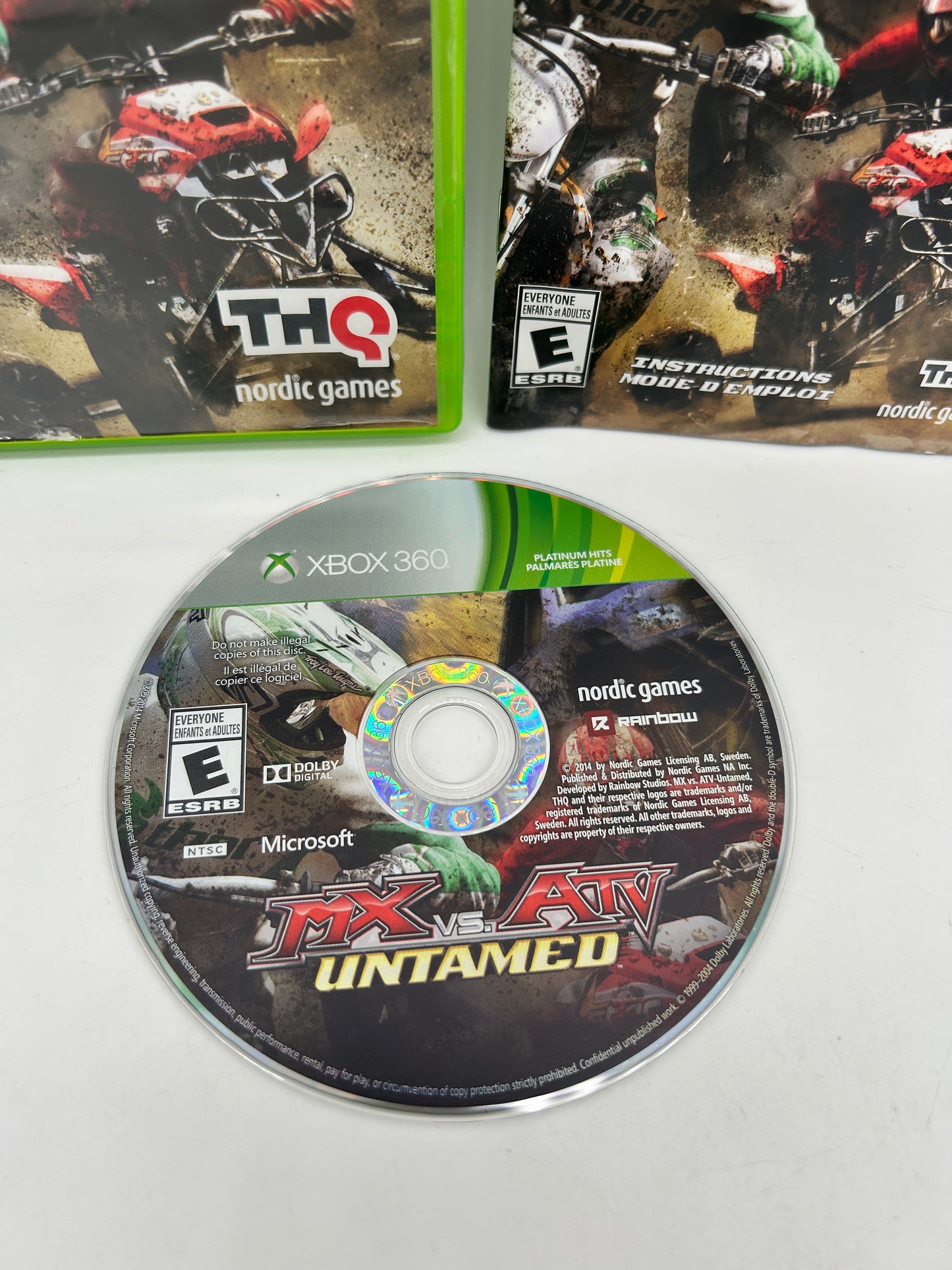 Microsoft XBOX 360 | MX VS ATV UNTAMED | PLATiNUM HiTS