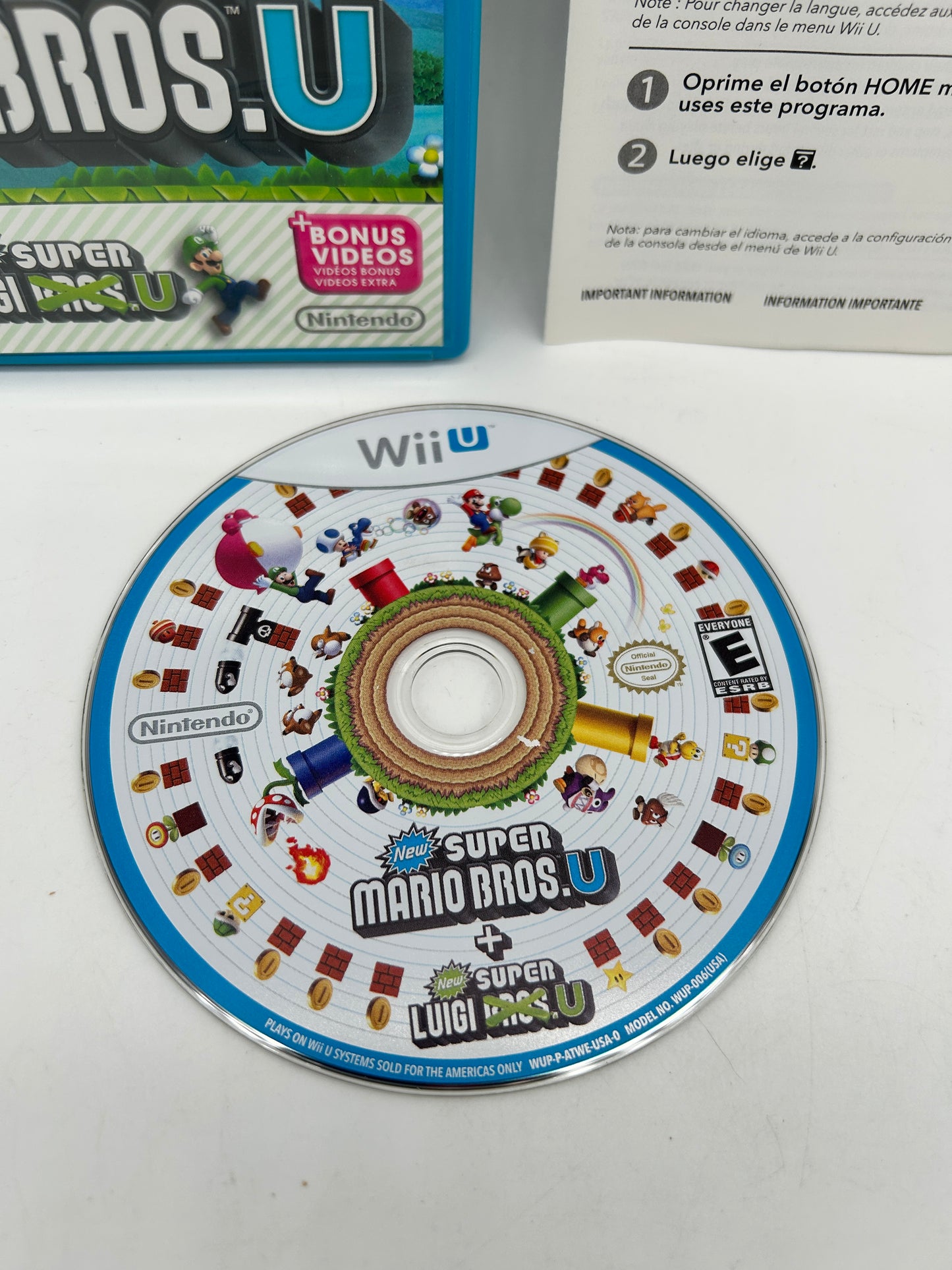 NiNTENDO Wii U CONSOLE | MODEL DELUXE MARiO & LUiGi EDiTiON WUP-101 (02)
