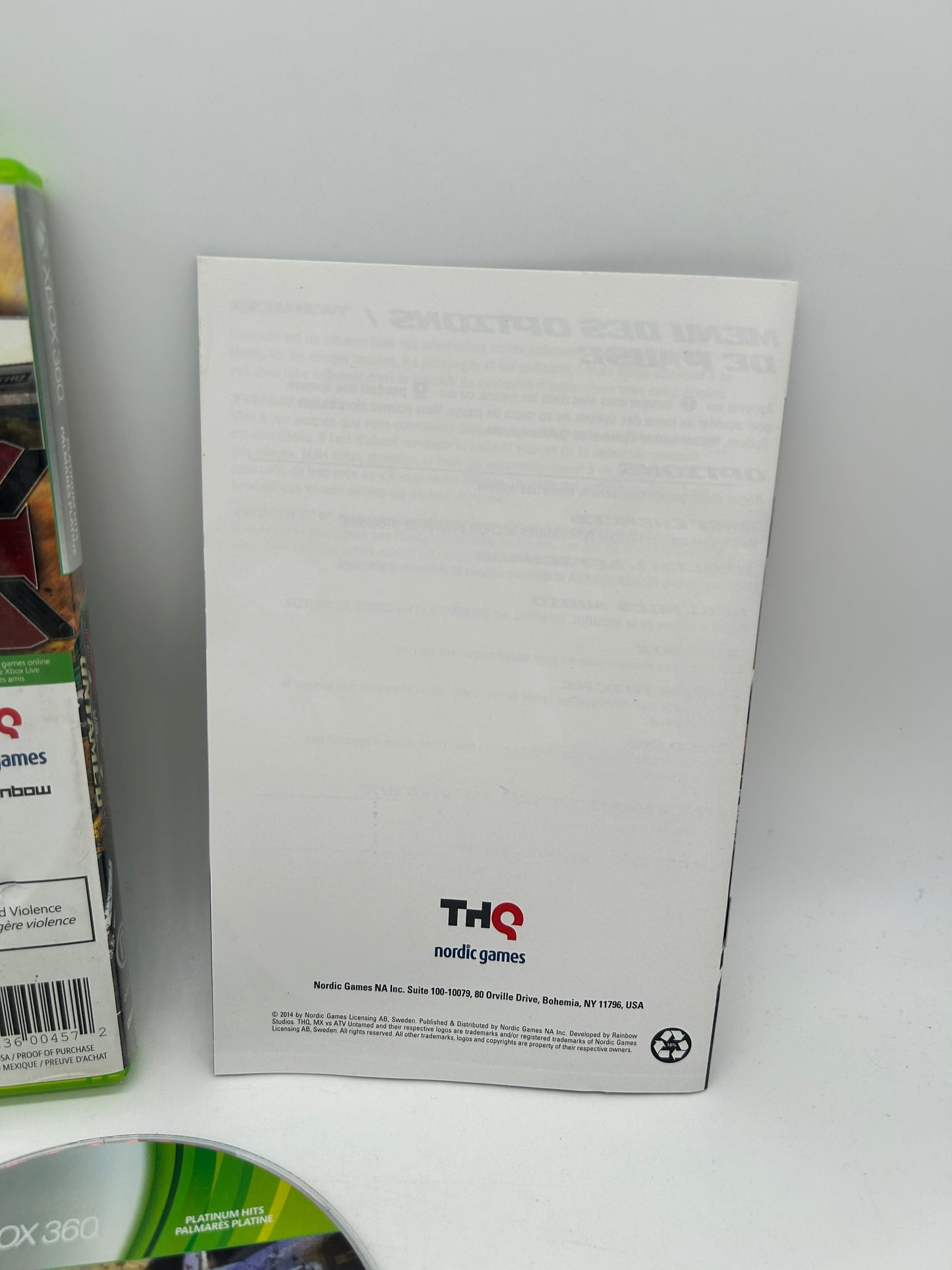 Microsoft XBOX 360 | MX VS ATV UNTAMED | PLATiNUM HiTS