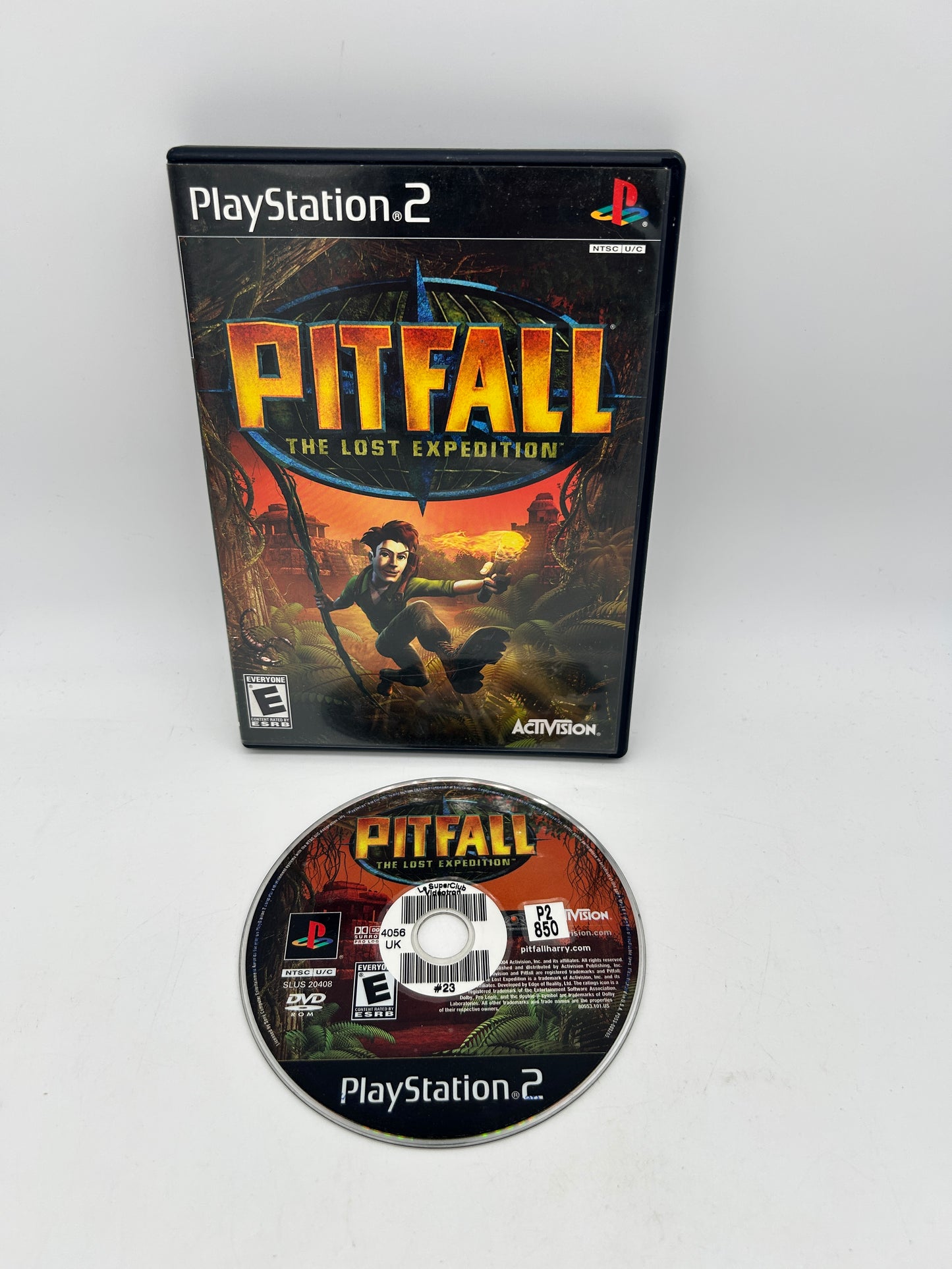 PiXEL-RETRO.COM : SONY PLAYSTATION 2 (PS2) COMPLET CIB BOX MANUAL GAME NTSC PITFALL THE LOST EXPEDITION