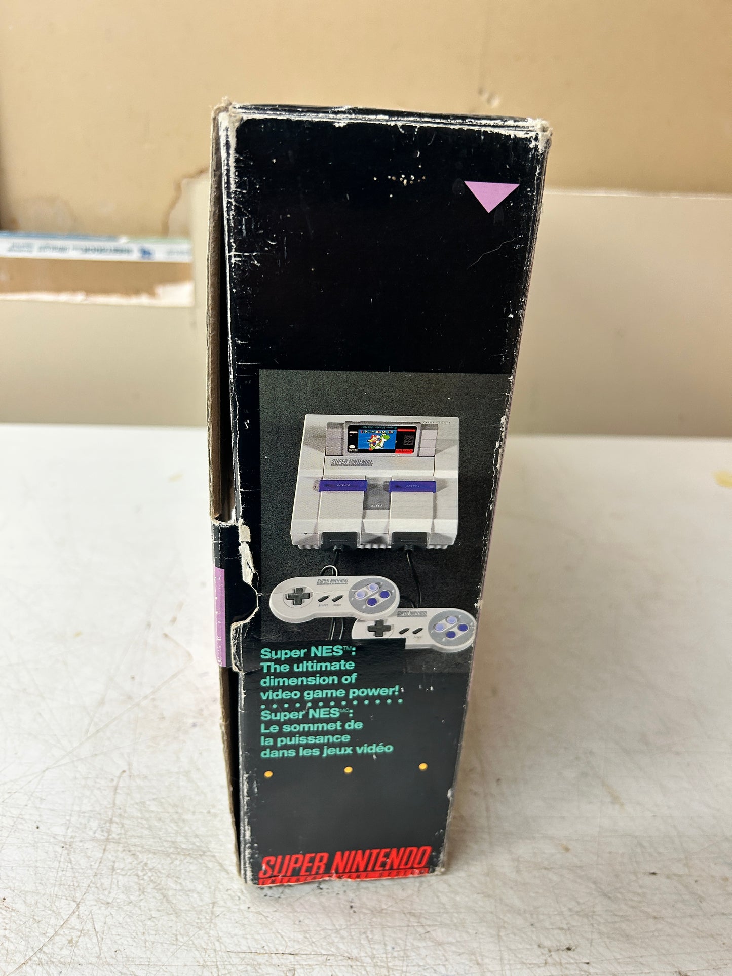 SUPER NiNTENDO [SNES] CONSOLE | MODEL SUPER NES CONTROL DECK MARiO WORLD SET SNS-001