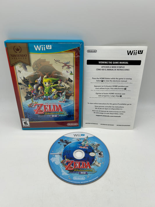 PiXEL-RETRO.COM : NINTENDO WII U COMPLET CIB BOX MANUAL GAME NTSC THE LEGEND OF ZELDA THE WIND WAKER WINDWAKER