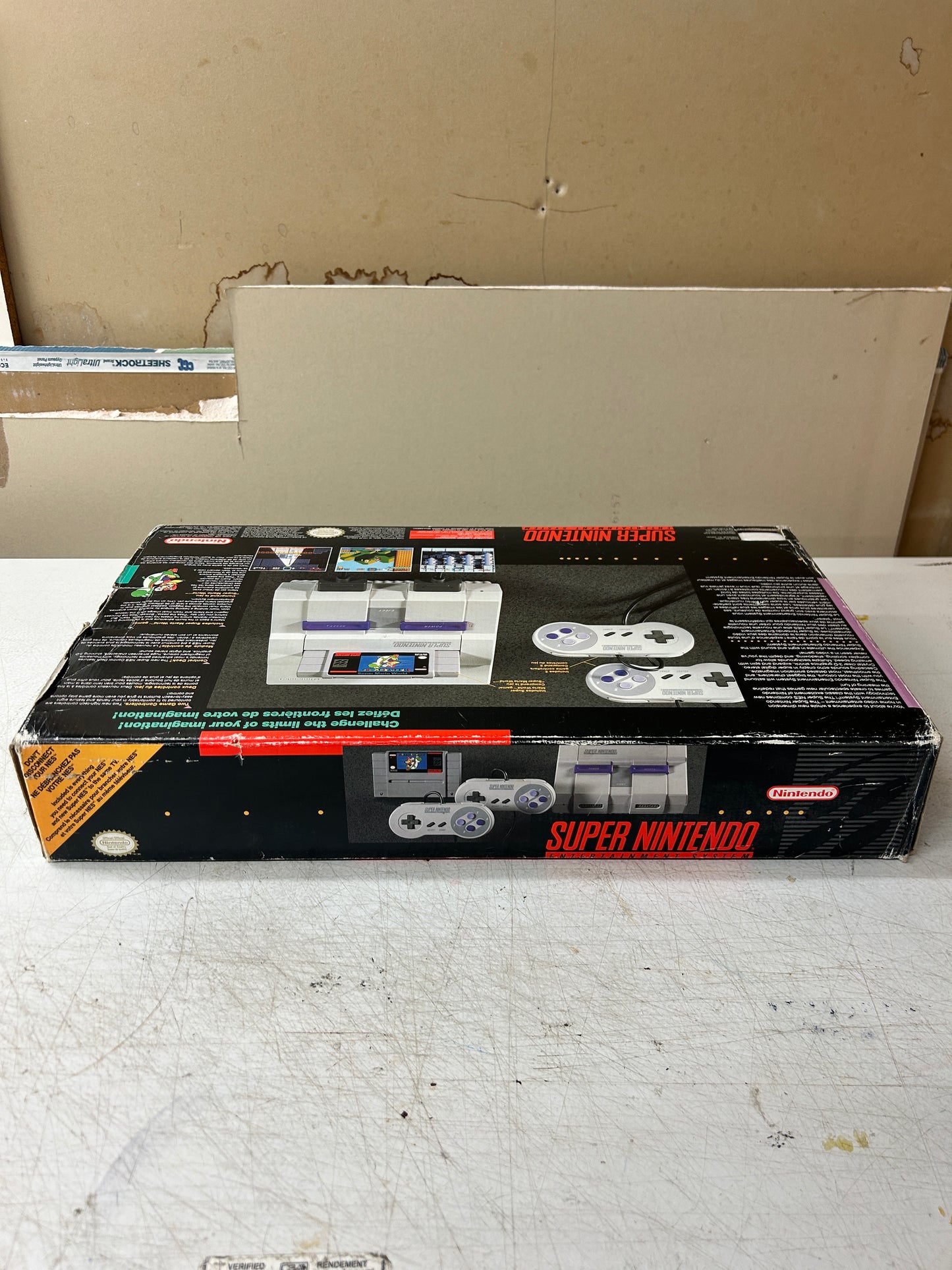 SUPER NiNTENDO [SNES] CONSOLE | MODEL SUPER NES CONTROL DECK MARiO WORLD SET SNS-001
