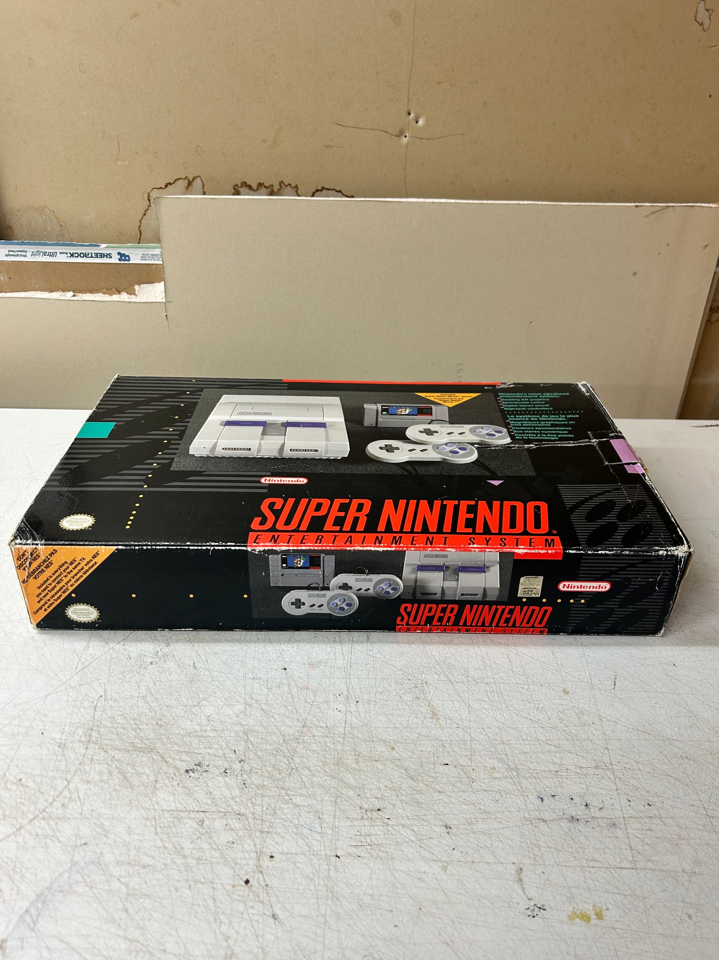 SUPER NiNTENDO [SNES] CONSOLE | MODEL SUPER NES CONTROL DECK MARiO WORLD SET SNS-001