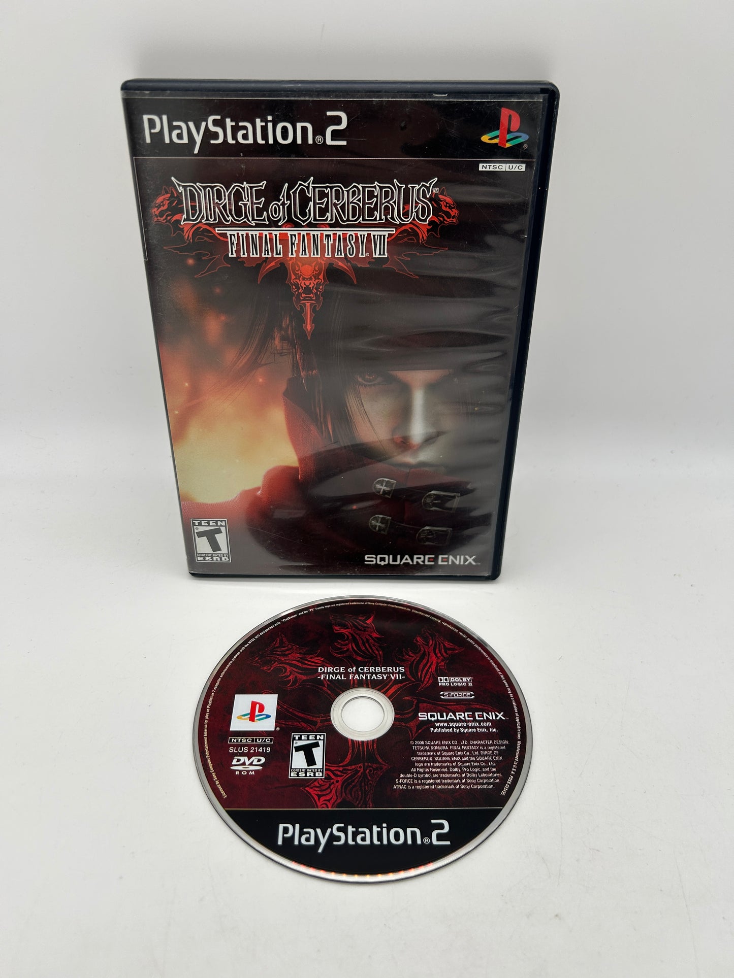 PiXEL-RETRO.COM : SONY PLAYSTATION 2 (PS2) COMPLET CIB BOX MANUAL GAME NTSC DIRGE OF CERBERUS FINAL FANTASY VII