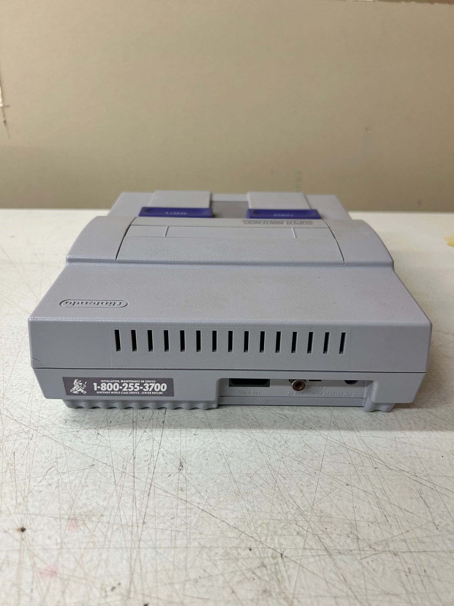 SUPER NiNTENDO [SNES] CONSOLE | MODEL SUPER NES CONTROL DECK MARiO WORLD SET SNS-001