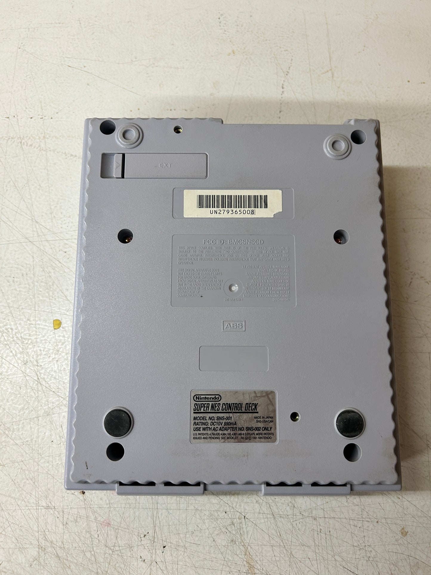 SUPER NiNTENDO [SNES] CONSOLE | MODEL SUPER NES CONTROL DECK MARiO WORLD SET SNS-001