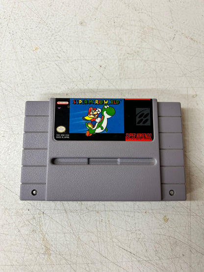 SUPER NiNTENDO [SNES] CONSOLE | MODEL SUPER NES CONTROL DECK MARiO WORLD SET SNS-001