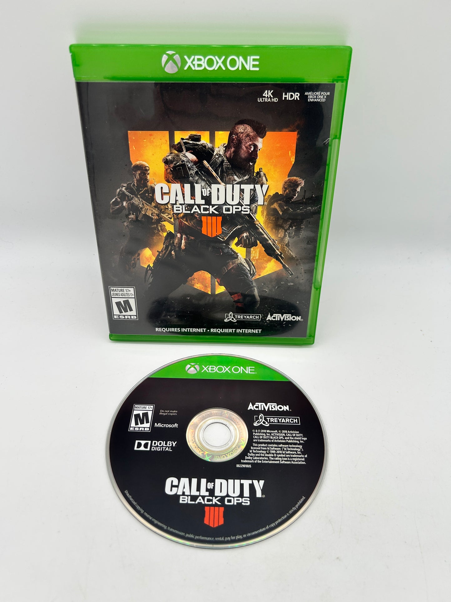 PiXEL-RETRO.COM : MICROSOFT XBOX ONE COMPLETE CIB BOX MANUAL GAME NTSC CALL OF DUTY BLACK OPS IIII 4