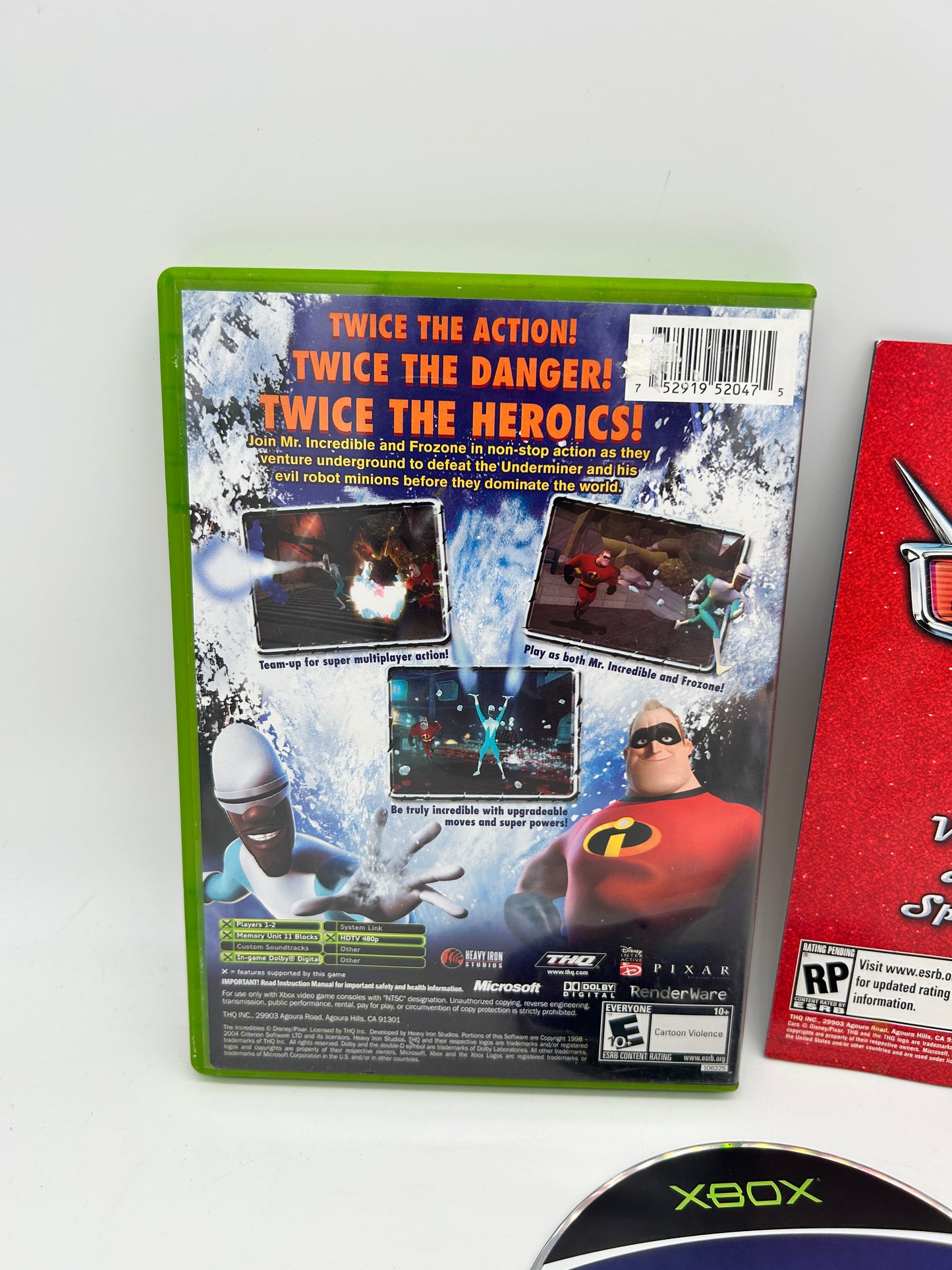 MiCROSOFT XBOX ORiGiNAL | THE iNCREDiBLES RiSE OF THE UNDERMiNER