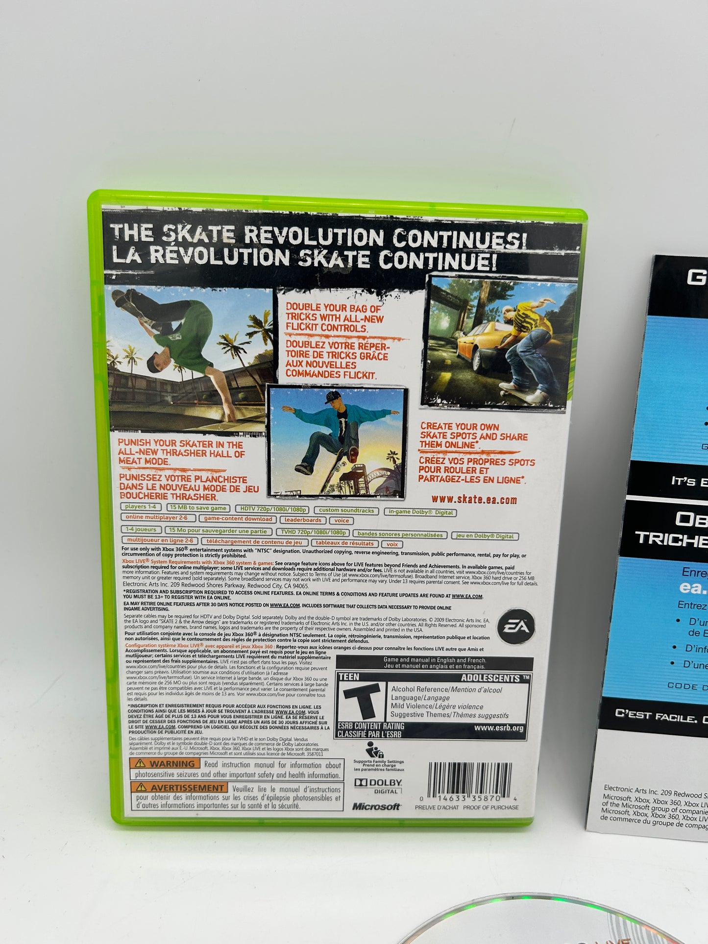 MiCROSOFT XBOX 360 | SKATE 2