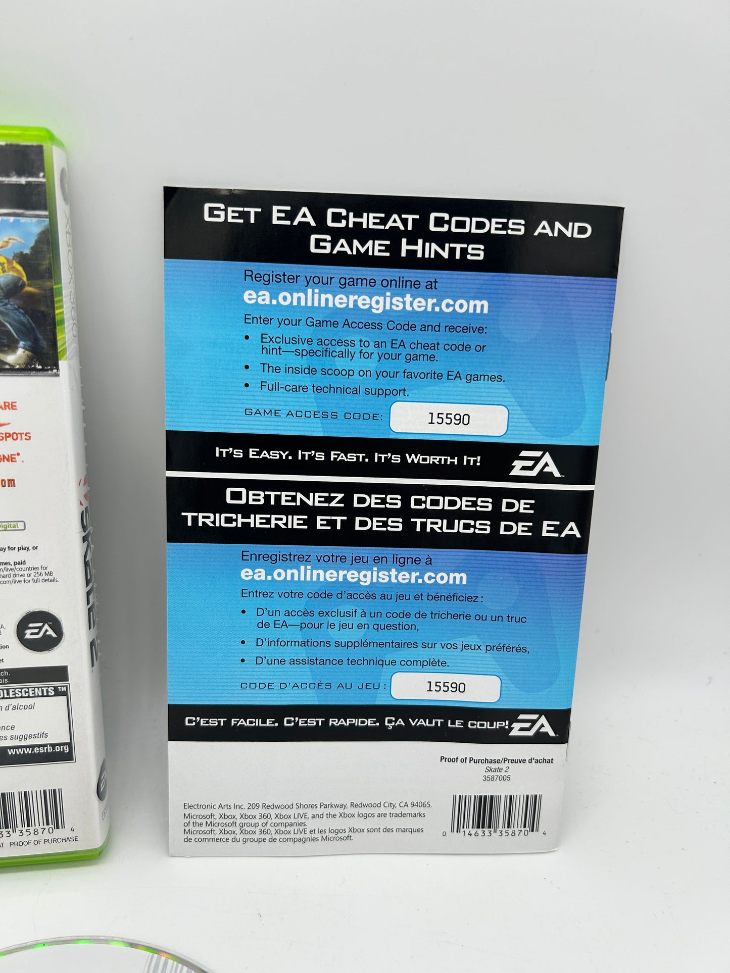 MiCROSOFT XBOX 360 | SKATE 2