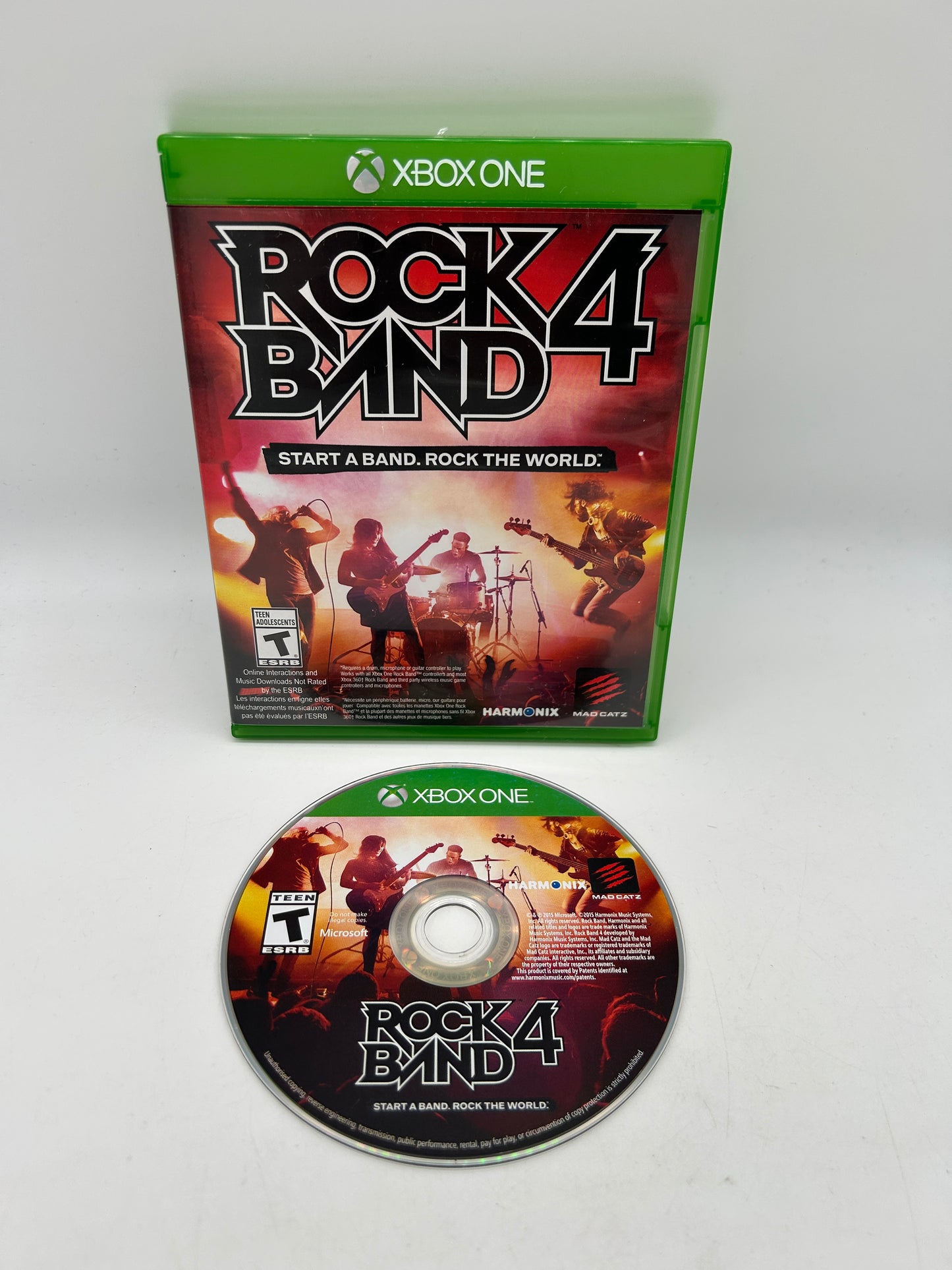 PiXEL-RETRO.COM : MICROSOFT XBOX ONE COMPLETE CIB BOX MANUAL GAME NTSC ROCK BAND 4