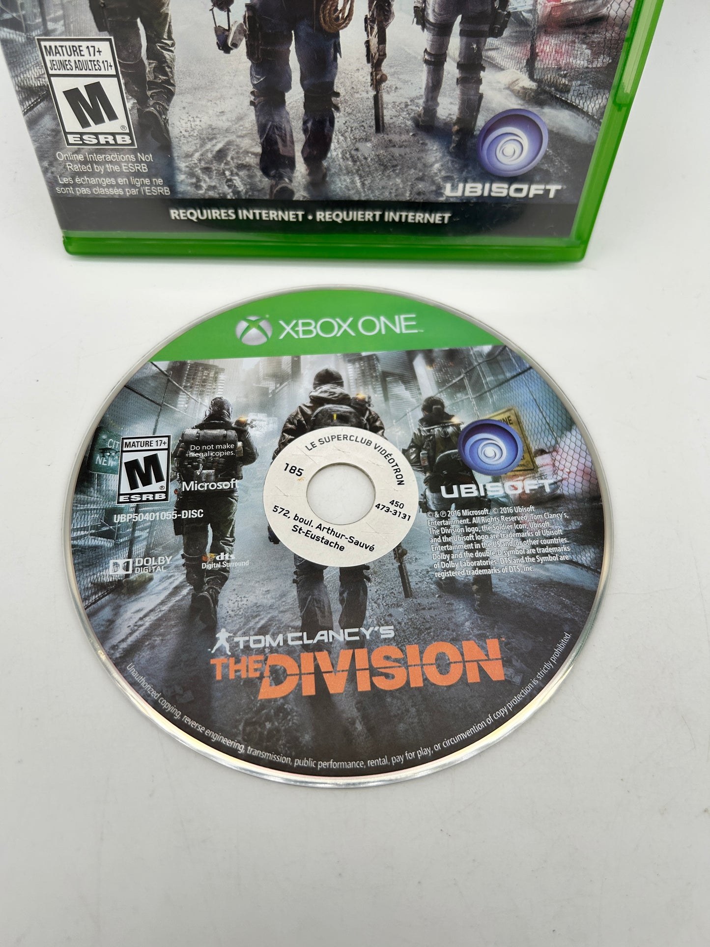 MiCROSOFT XBOX ONE | TOM CLANCYS THE DiViSiON