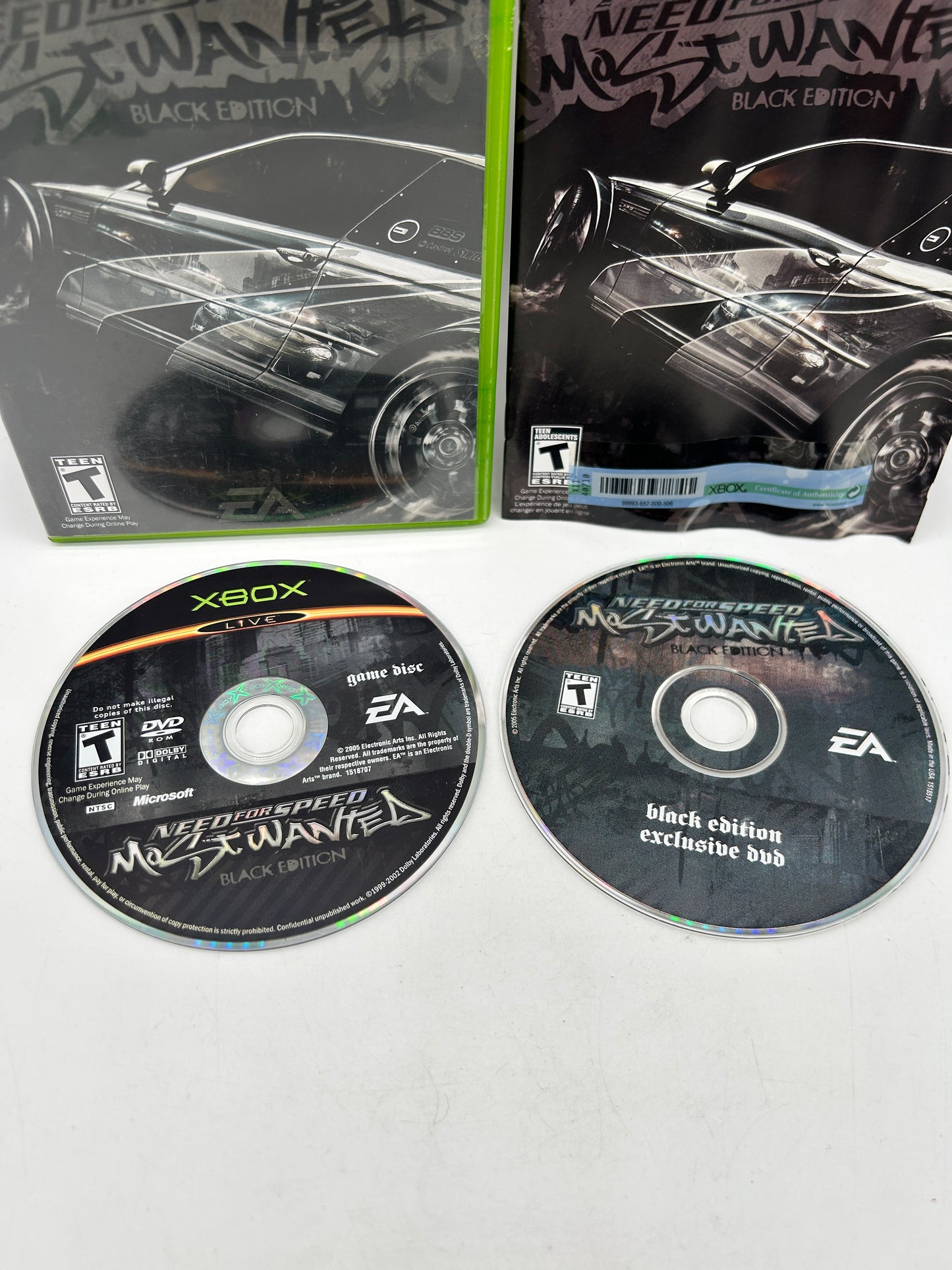 MiCROSOFT XBOX ORiGiNAL | NEED FOR SPEED MOST WANTED | BLACK EDiTiON