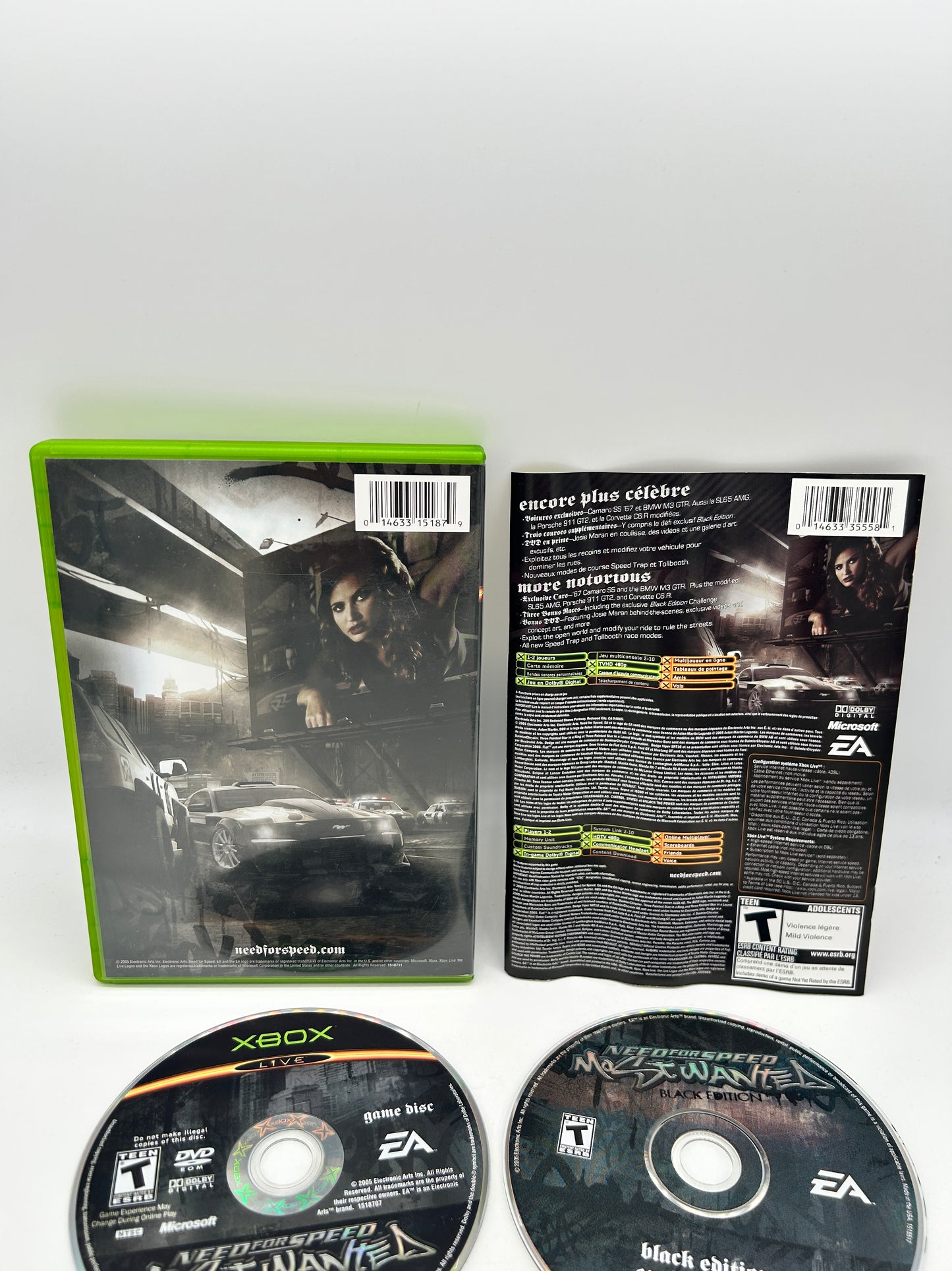 MiCROSOFT XBOX ORiGiNAL | NEED FOR SPEED MOST WANTED | BLACK EDiTiON
