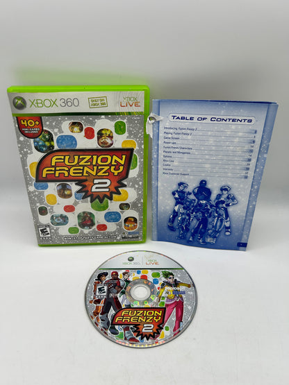 PiXEL-RETRO.COM : MICROSOFT XBOX 360 COMPLETE CIB BOX MANUAL GAME NTSC FUZION FRENZY 2