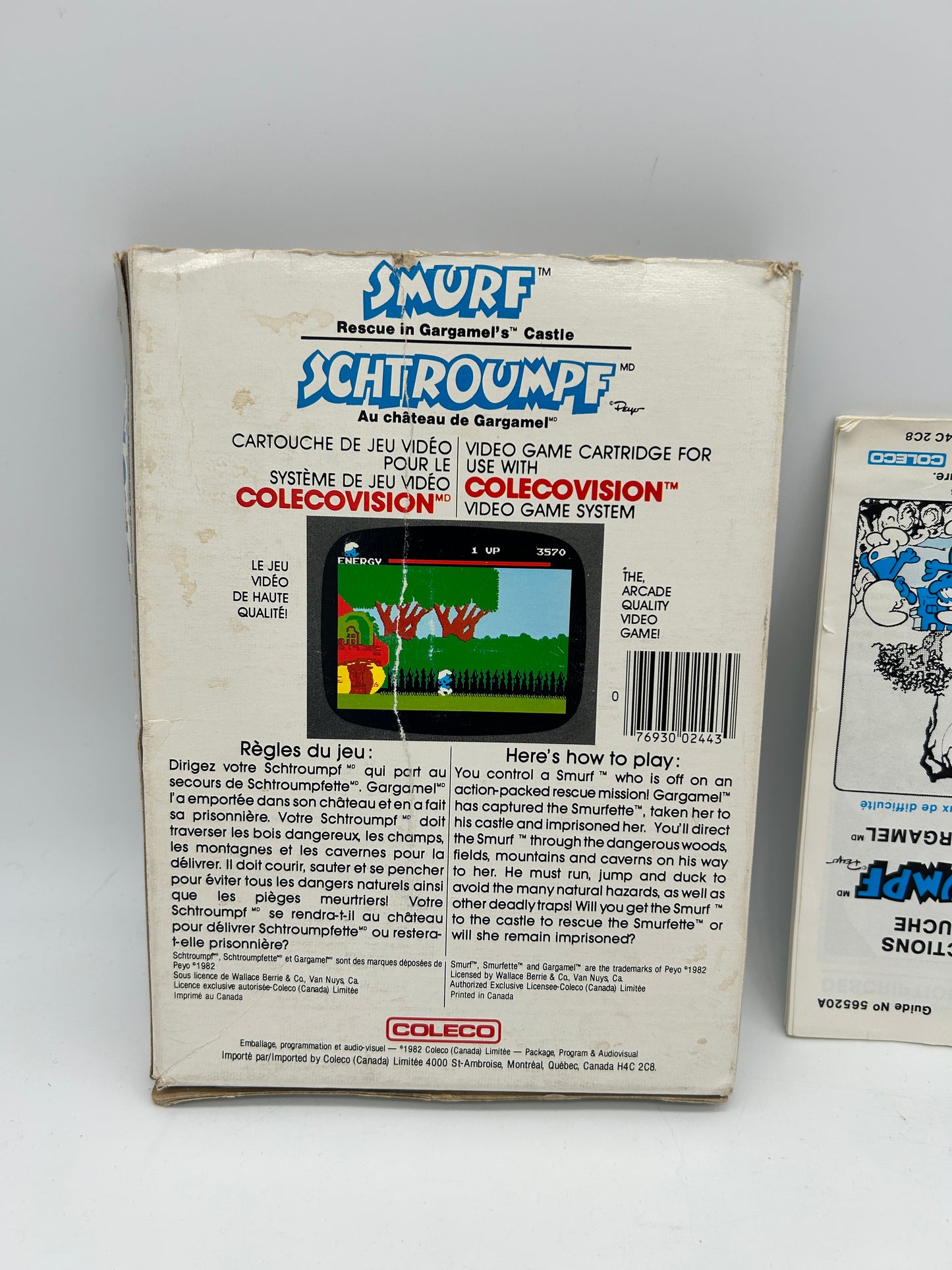 COLECOViSiON | SMURF RESCUE iN GARGAMELS CASTLE