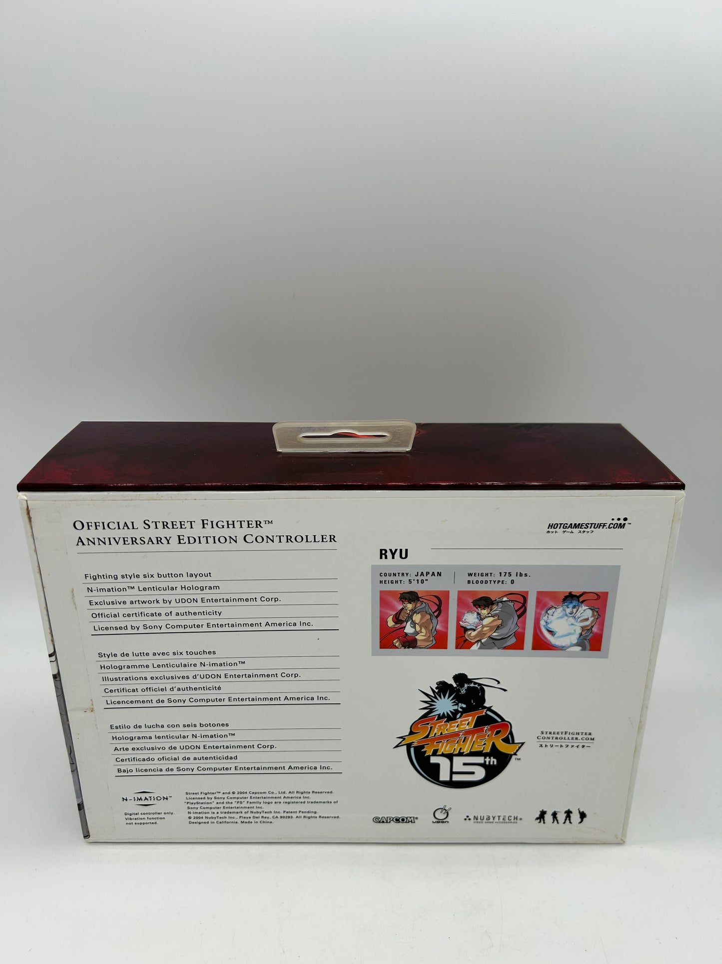 SONY PLAYSTATiON 2 [PS2] CONTROLLER | STREET FIGHTER 15TH ANNiVERSARY RYU JOYSTiCK CONTROLLER