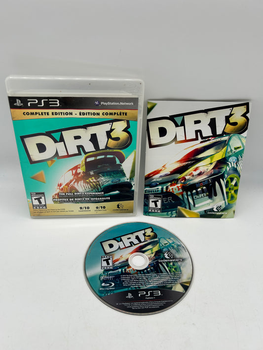 PiXEL-RETRO.COM : SONY PLAYSTATION 3 (PS3) COMPLET CIB BOX MANUAL GAME NTSC DIRT 3
