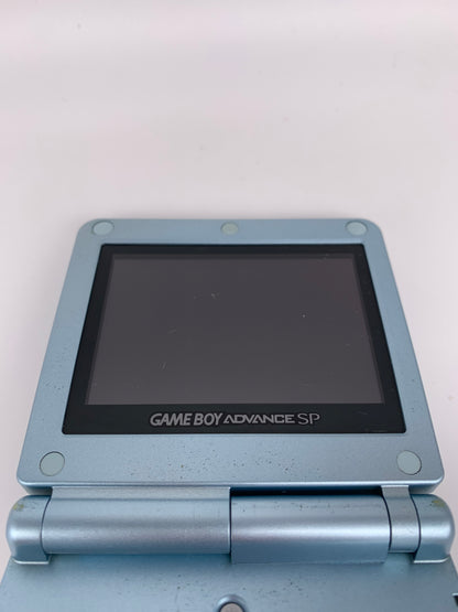 NiNTENDO GAME BOY ADVANCE SP [GBA] CONSOLE | PEARL BLUE MODEL AGS-101