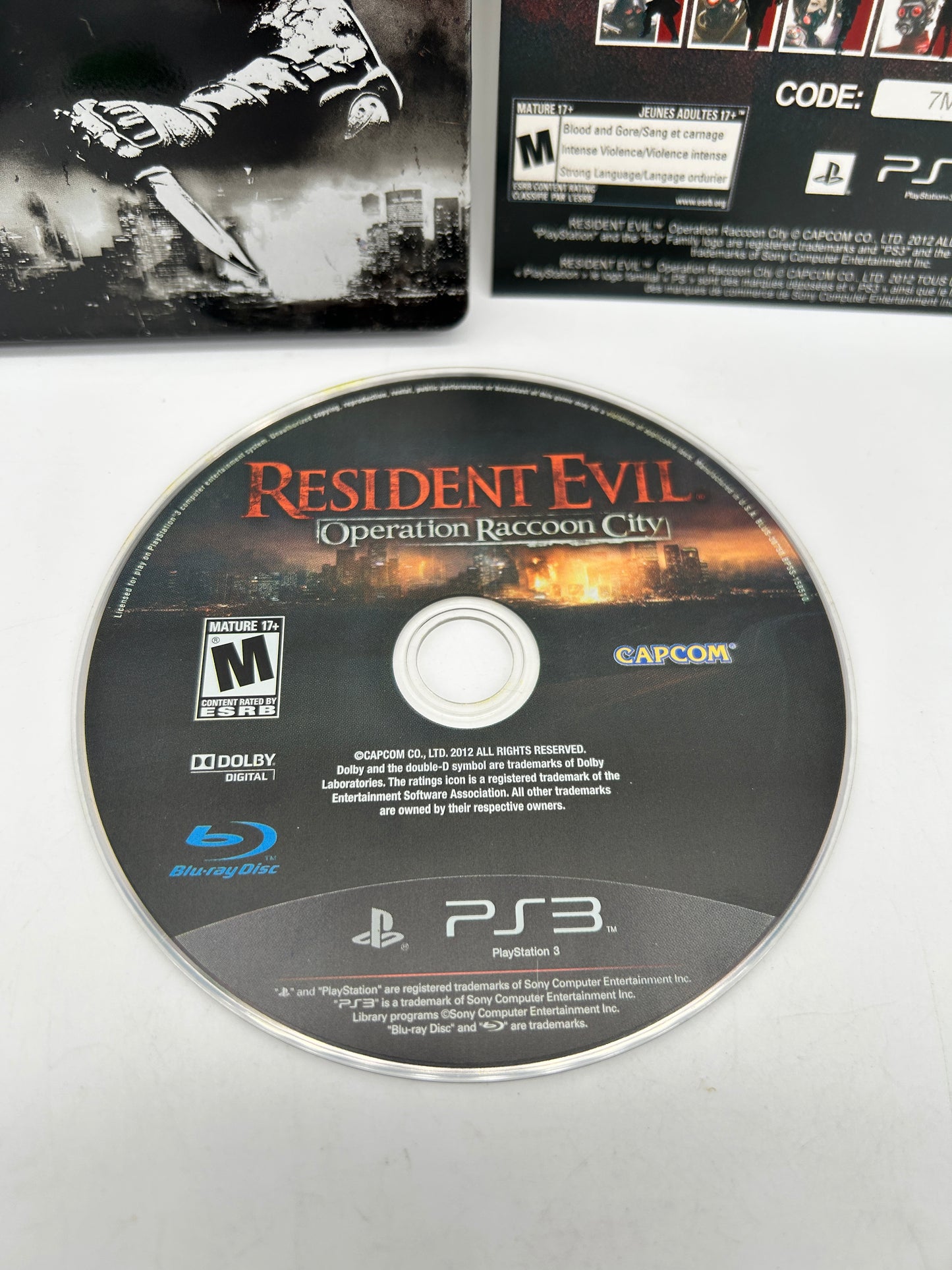 SONY PLAYSTATiON 3 [PS3] | RESiDENT EViL OPERATiON RACCOON CiTY | STEELCASE COLLECTORS EDiTiON