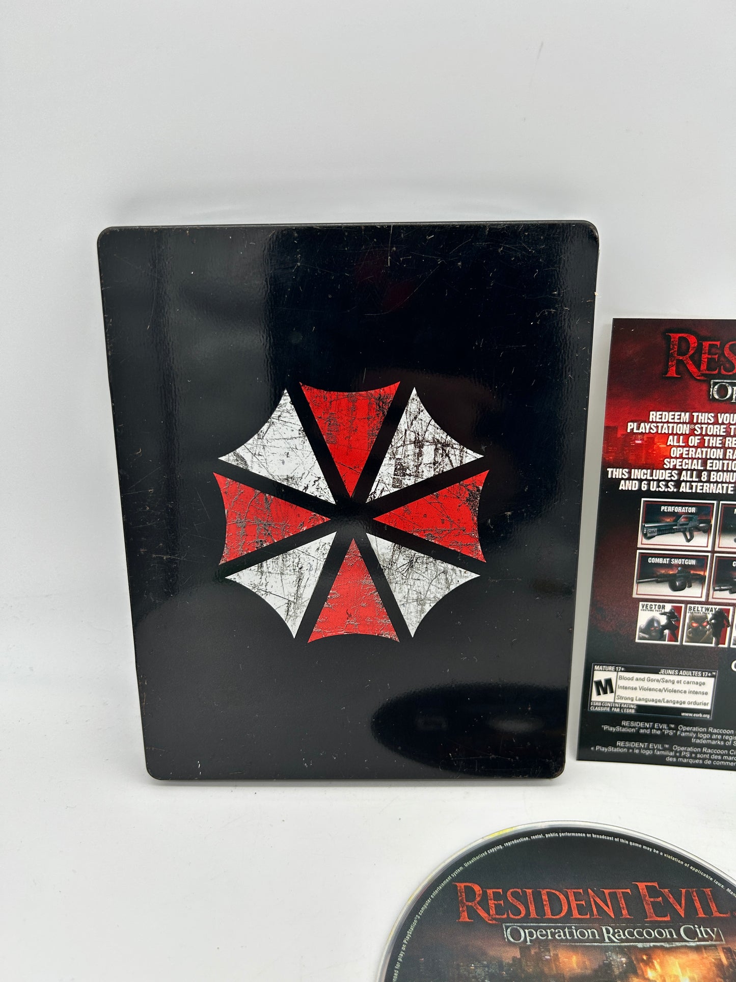 SONY PLAYSTATiON 3 [PS3] | RESiDENT EViL OPERATiON RACCOON CiTY | STEELCASE COLLECTORS EDiTiON