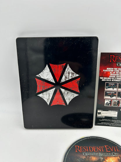 SONY PLAYSTATiON 3 [PS3] | RESiDENT EViL OPERATiON RACCOON CiTY | STEELCASE COLLECTORS EDiTiON