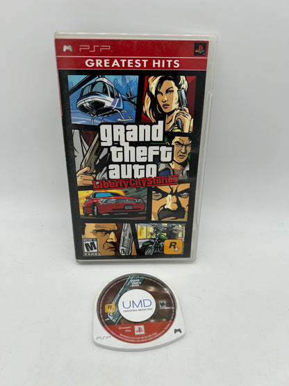 PiXEL-RETRO.COM : SONY PLAYSTATION PORTABLE (PSP) OCOMPLET CIB BOX MANUAL GAME NTSC GRAND THEFT AUTO LIBERTY CITY STORIES