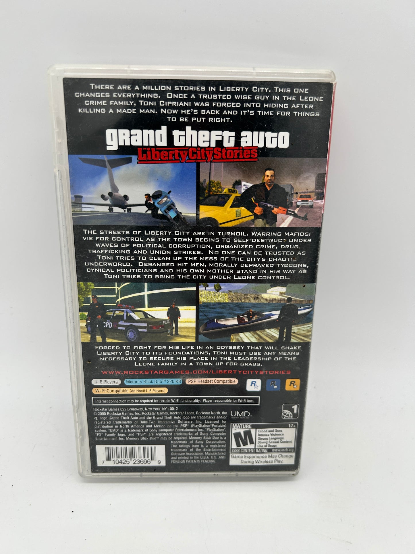 SONY PLAYSTATiON PORTABLE [PSP] | GRAND THEFT AUTO LiBERTY CiTY STORiES | GREATEST HiTS